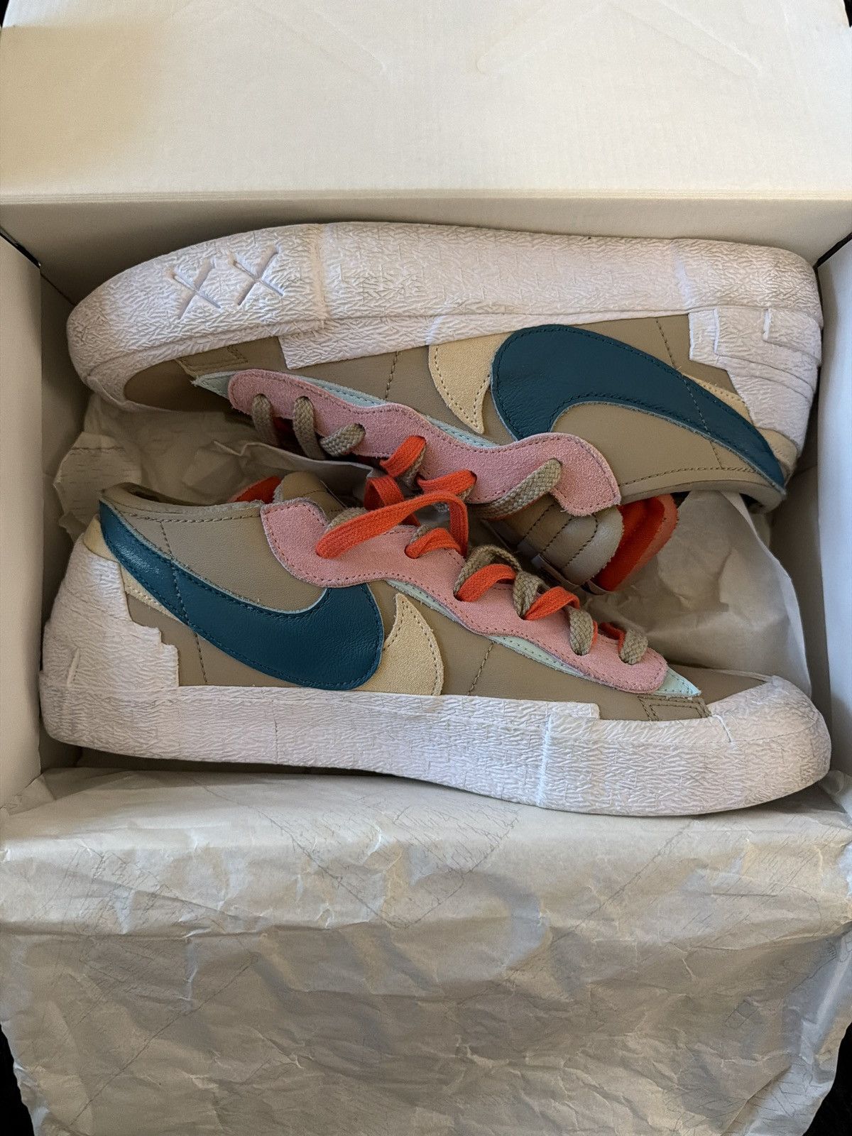 Kaws × Nike × Sacai Nike Blazer Low Sacai X Kaws Size US 12 / EU 45 - 1 Thumbnail