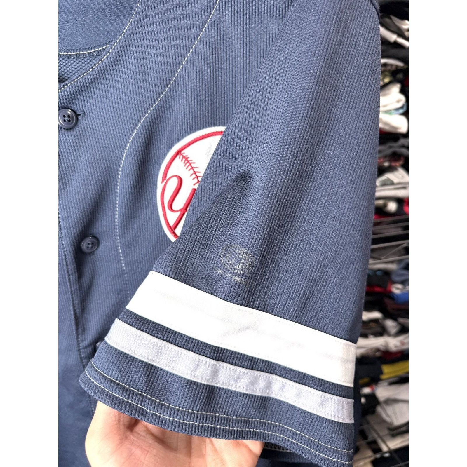 NFL 00-90’s Rare! Vintage New York Yankees Jersey Baseball MLB Size US L / EU 52-54 / 3 - 5 Thumbnail