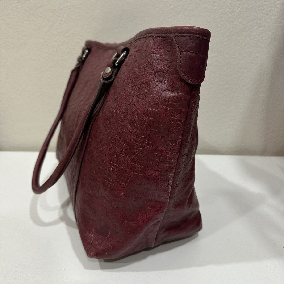 Gucci ‼️LASTDROP‼️ GUCCI MICRO GUCCISSIMA RED LEATHER TOTE BAG 1 Size ONE SIZE - 5 Thumbnail