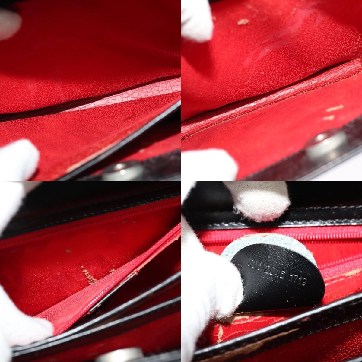 Gucci GUCCI Handbag Leather Black 001 2046 001 2046 Size ONE SIZE - 12 Thumbnail