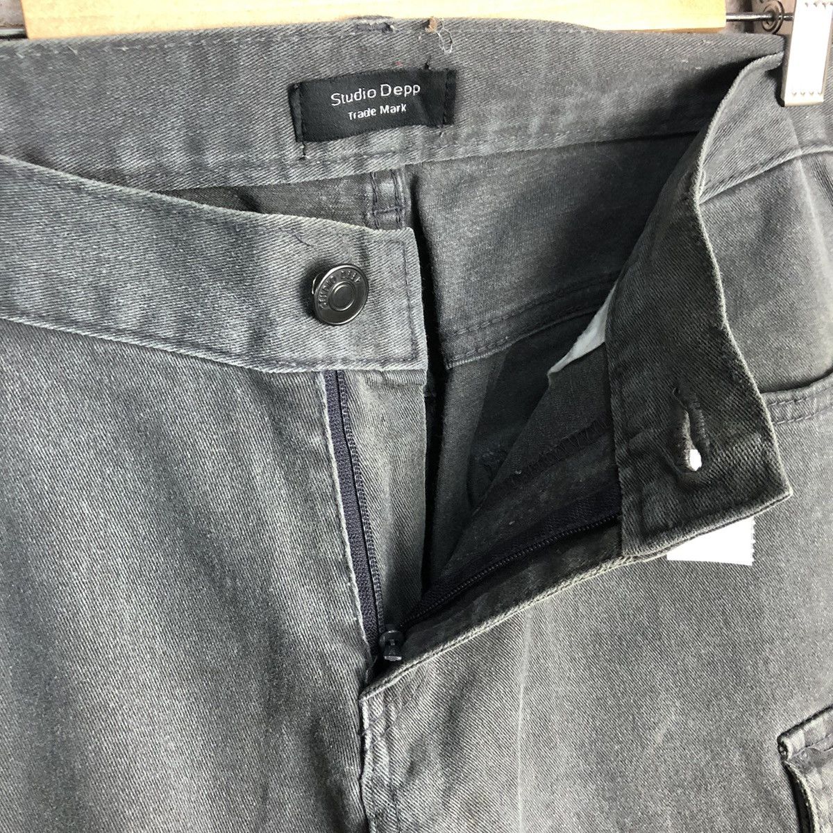 Japanese Brand Studio Deep Brown Cargo Multipocket Pants #A628 Size US 29 - 15 Thumbnail