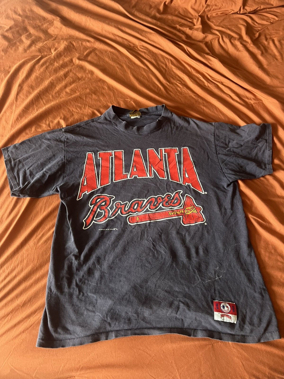 Nutmeg ATL BRAVES 90's NUTMEG TEE Size US L / EU 52-54 / 3 - 2 Thumbnail