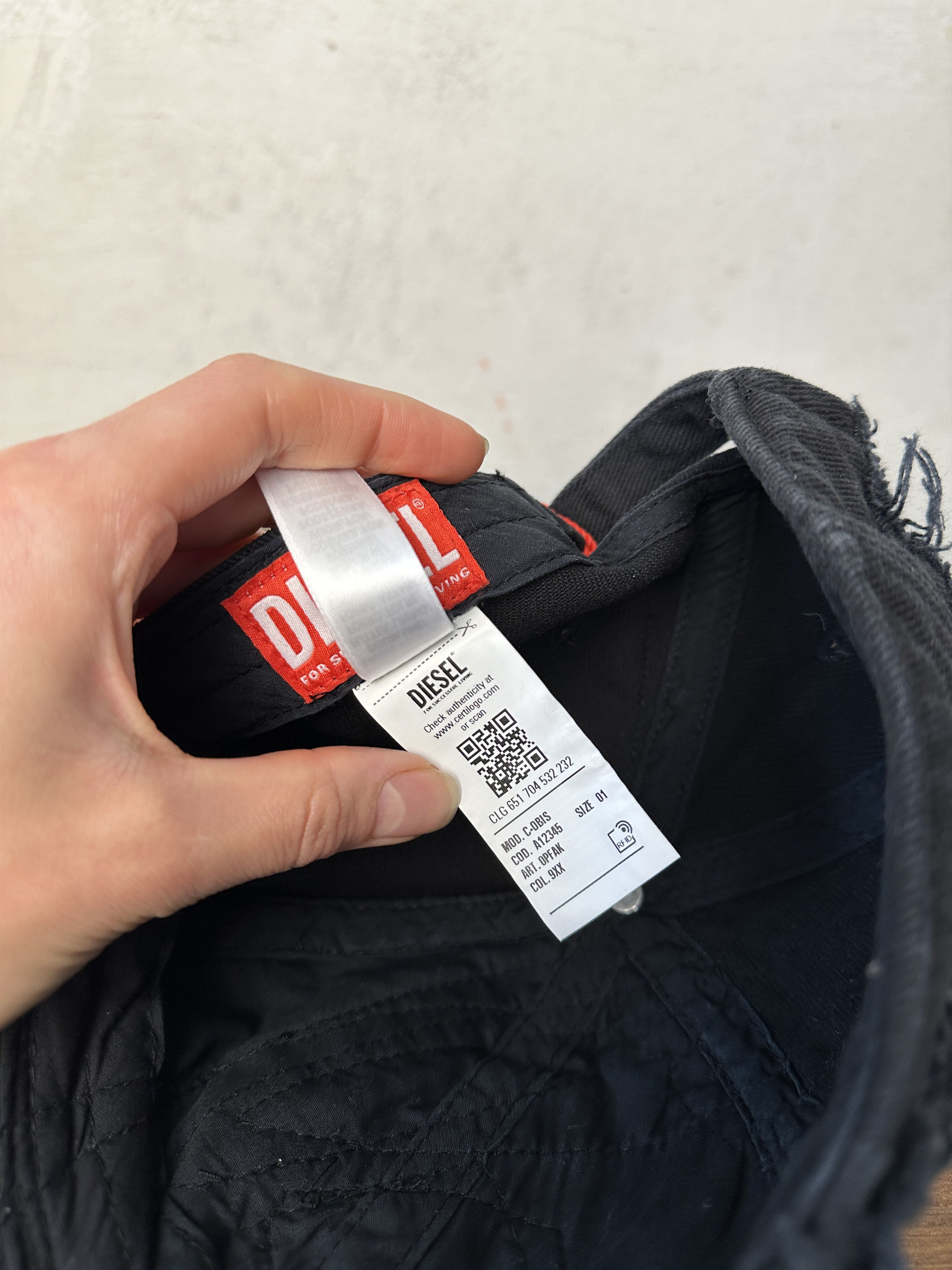Diesel Diesel C-Obis frayed cap Size ONE SIZE - 10 Thumbnail