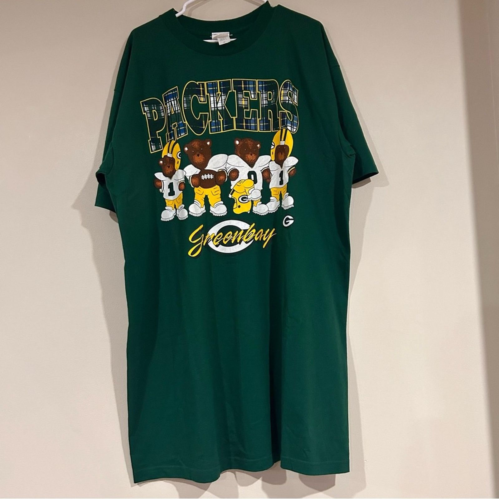 NFL Vintage Green Bay Packers Teddy Bears Shirt Size US XXL / EU 58 / 5 - 1 Thumbnail