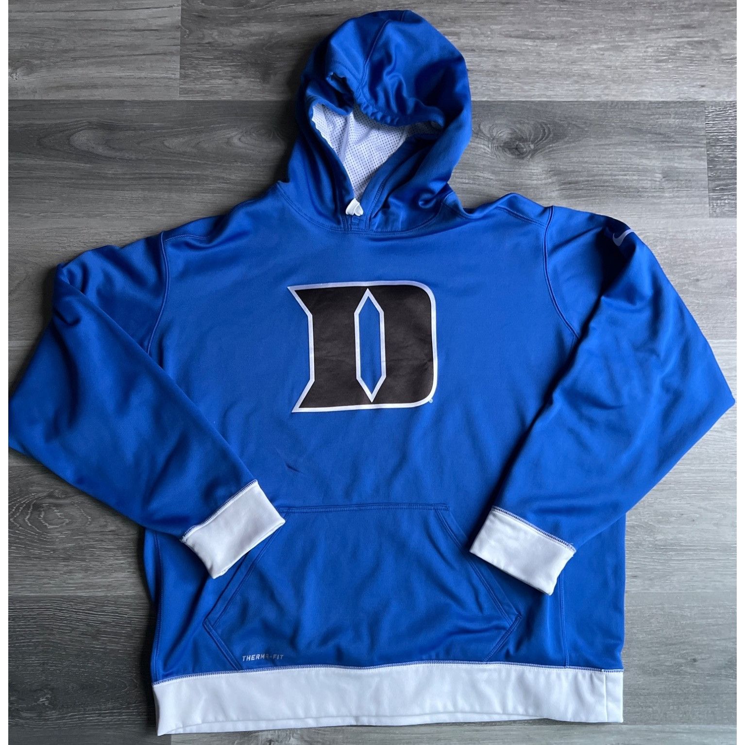 Nike Nike Therma-Fit Duke Blue Devils Royal Blue Hoodie XXL Size US XXL / EU 58 / 5 - 1 Thumbnail