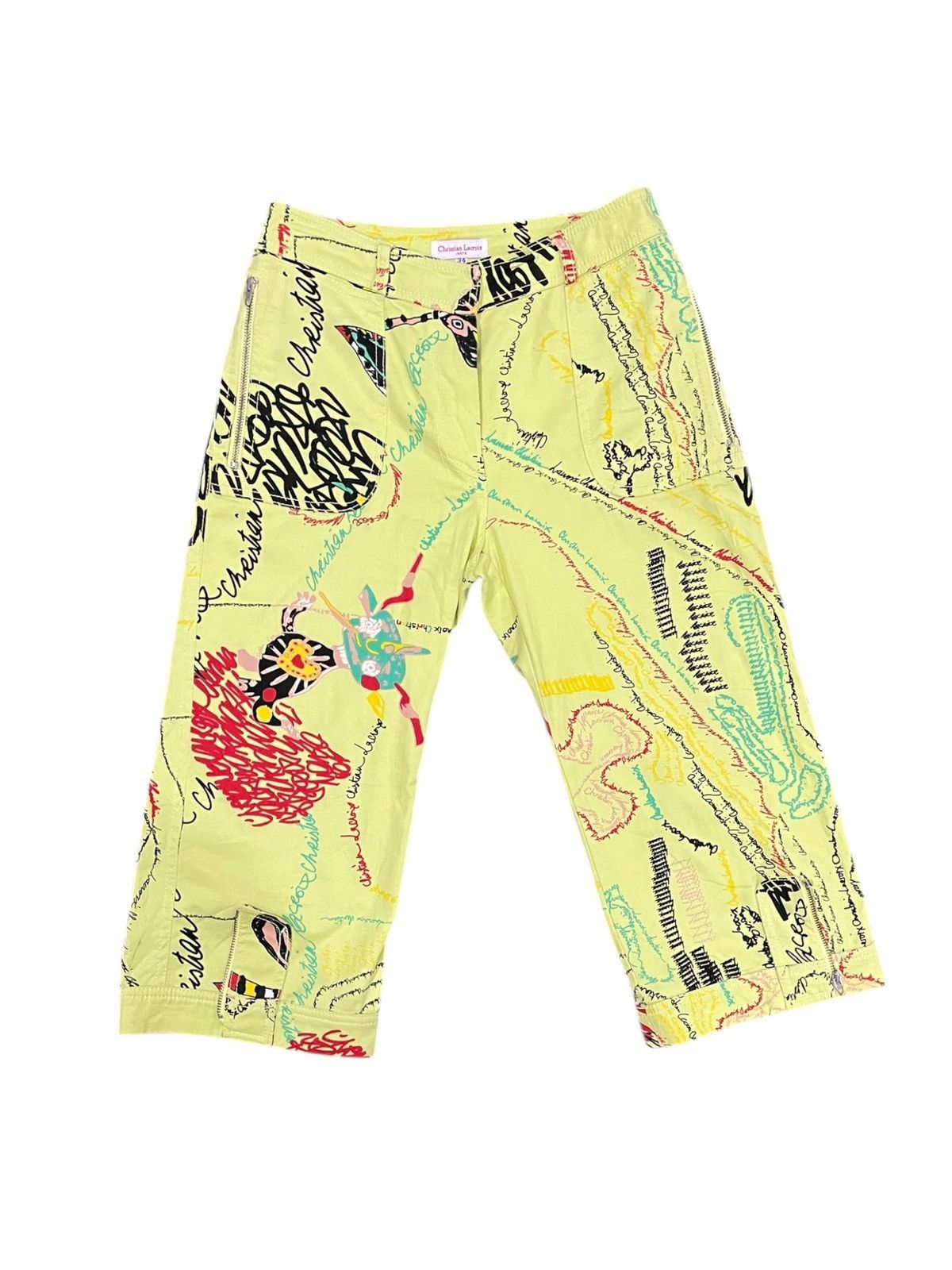 Christian Lacroix Christian Lacroix Banner Capri Shorts Size 26" / US 2 / IT 38 - 6 Thumbnail
