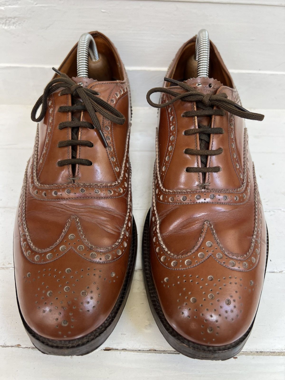 Church's Church's Burwood Wing-tip Sandalood Polished Binder England Size US 9 / EU 42 - 2 Thumbnail