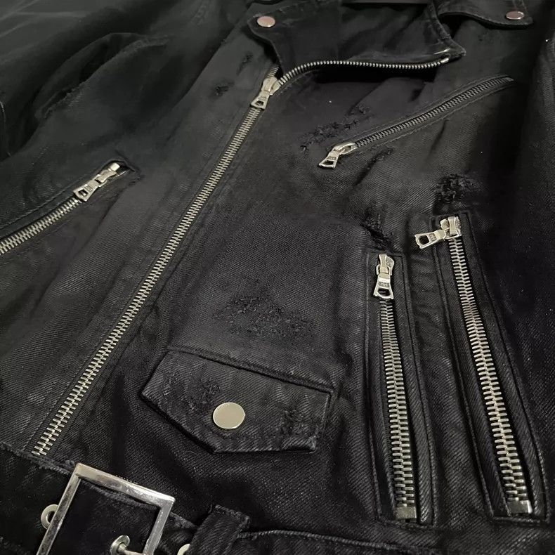Amiri Black Suede Biker Jacket by Amiri-2506 Size US S / EU 44-46 / 1 - 5 Thumbnail