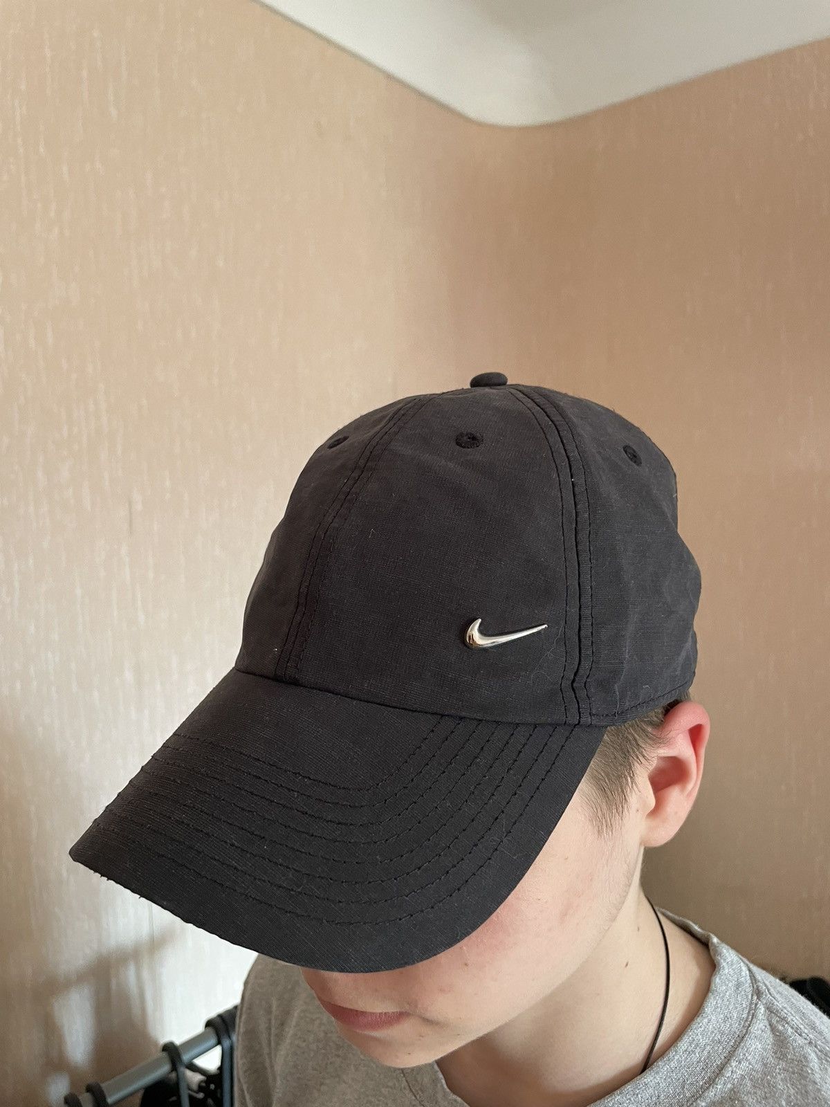 Nike Vintage Nike Metal Swoosh Cap Grailed