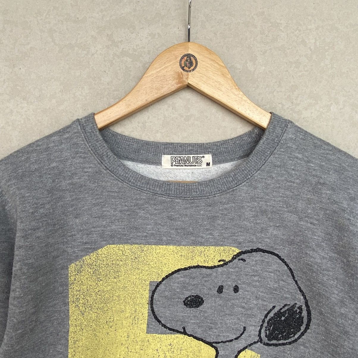 Other Vintage Peanuts Big Printed Crewneck Sweatshirt Gray Size M Size US M / EU 48-50 / 2 - 4 Thumbnail