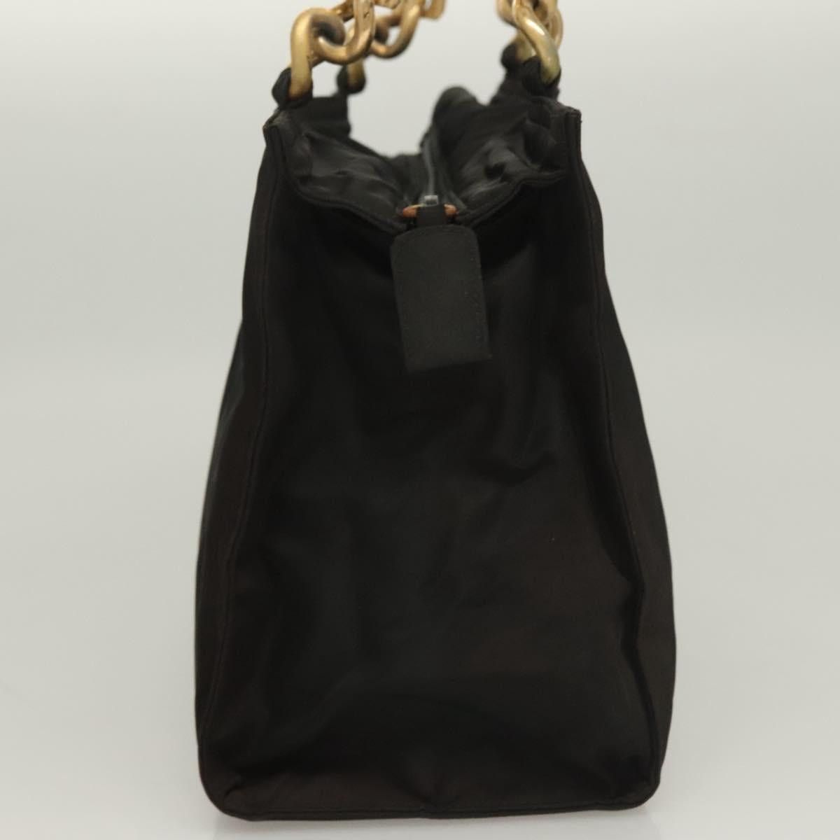Prada PRADA Hand Bag Nylon Black Gold Size ONE SIZE - 5 Thumbnail