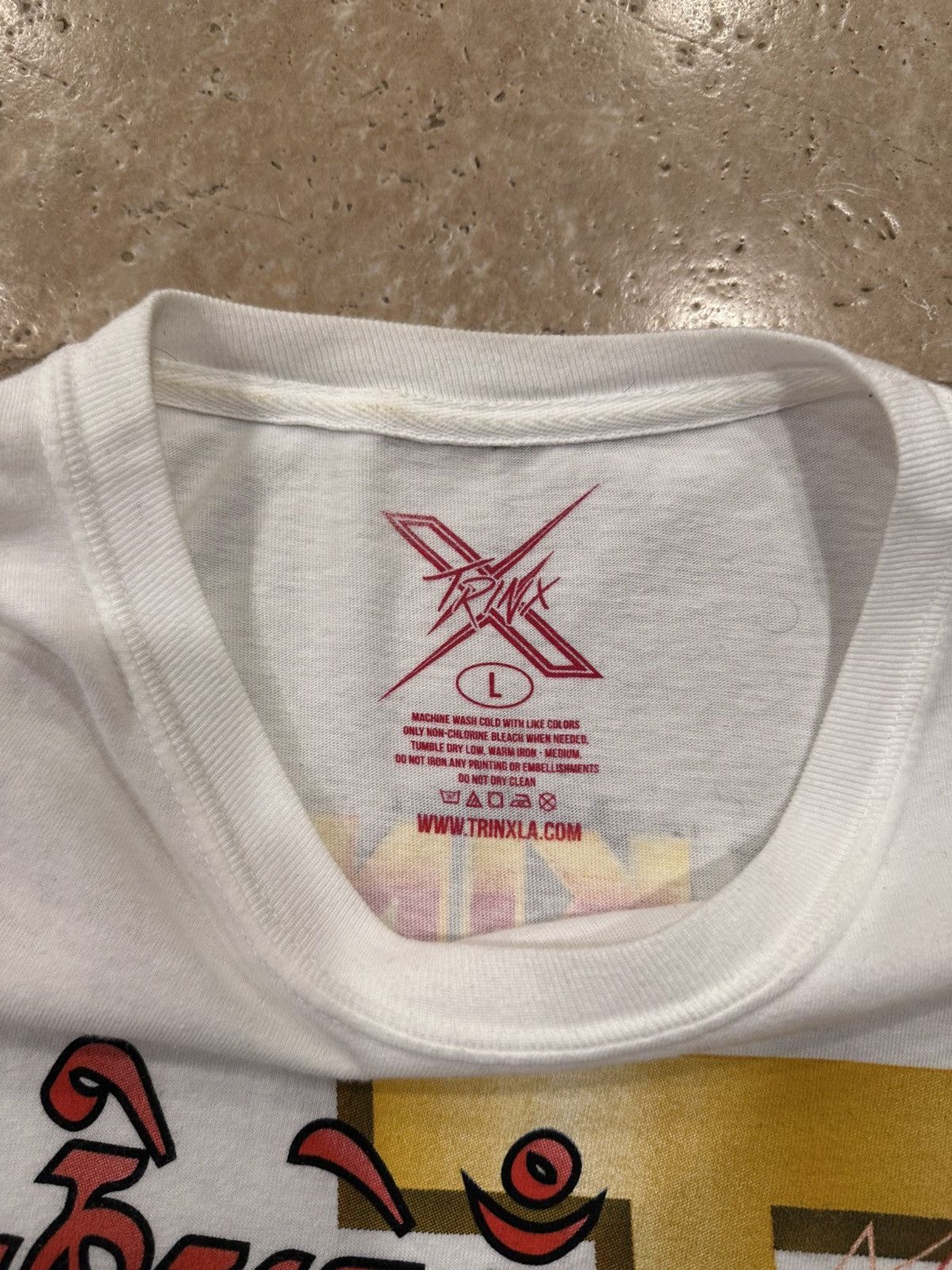 Other × Vintage Trinx LA Pay Homage “The Kings of Fashion” White Rap Tee Size US L / EU 52-54 / 3 - 8 Thumbnail