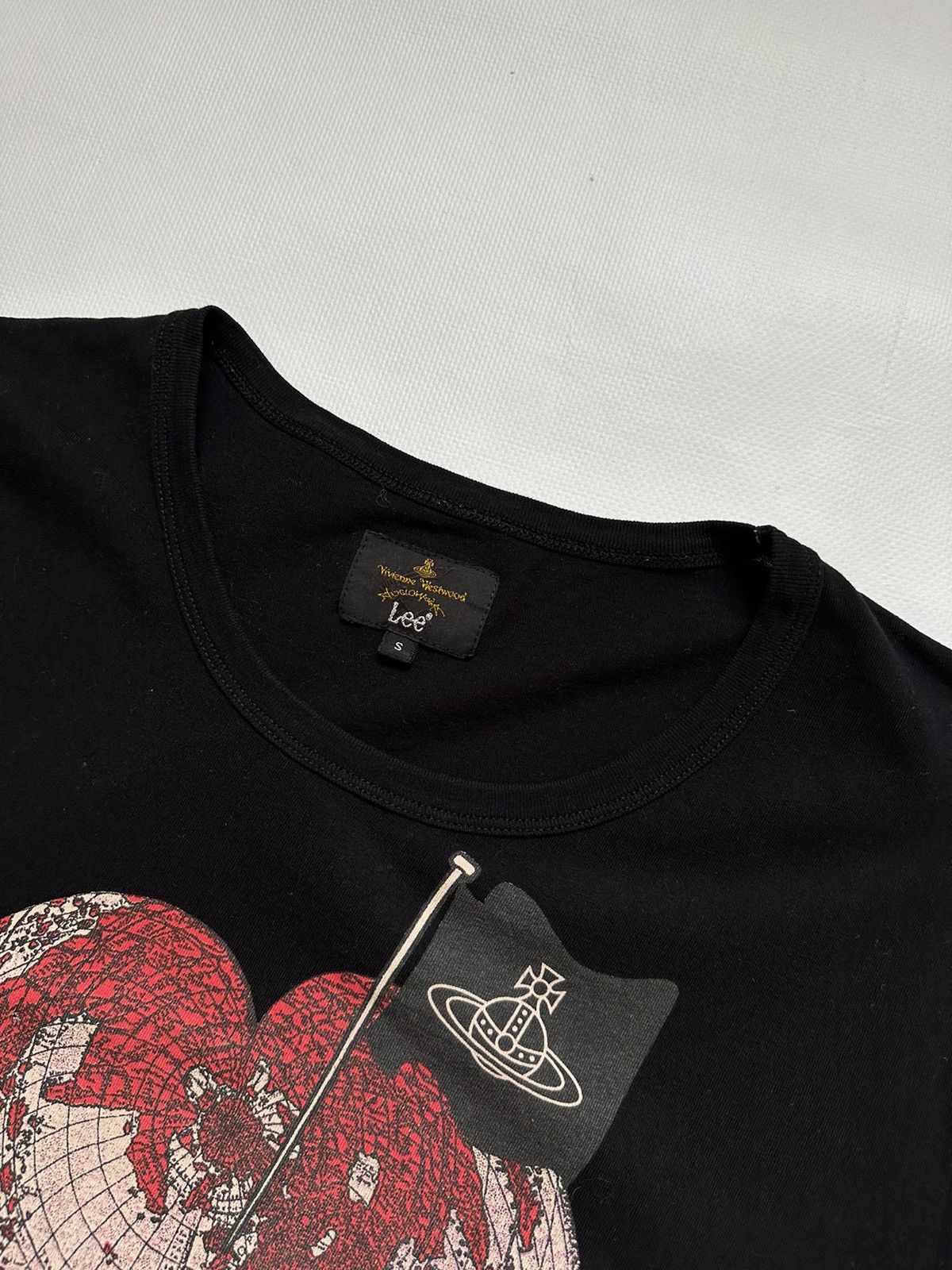 Lee × Vivienne Westwood Vivienne Westwood Lee world heart print t-shirt vintage Size US S / EU 44-46 / 1 - 4 Thumbnail