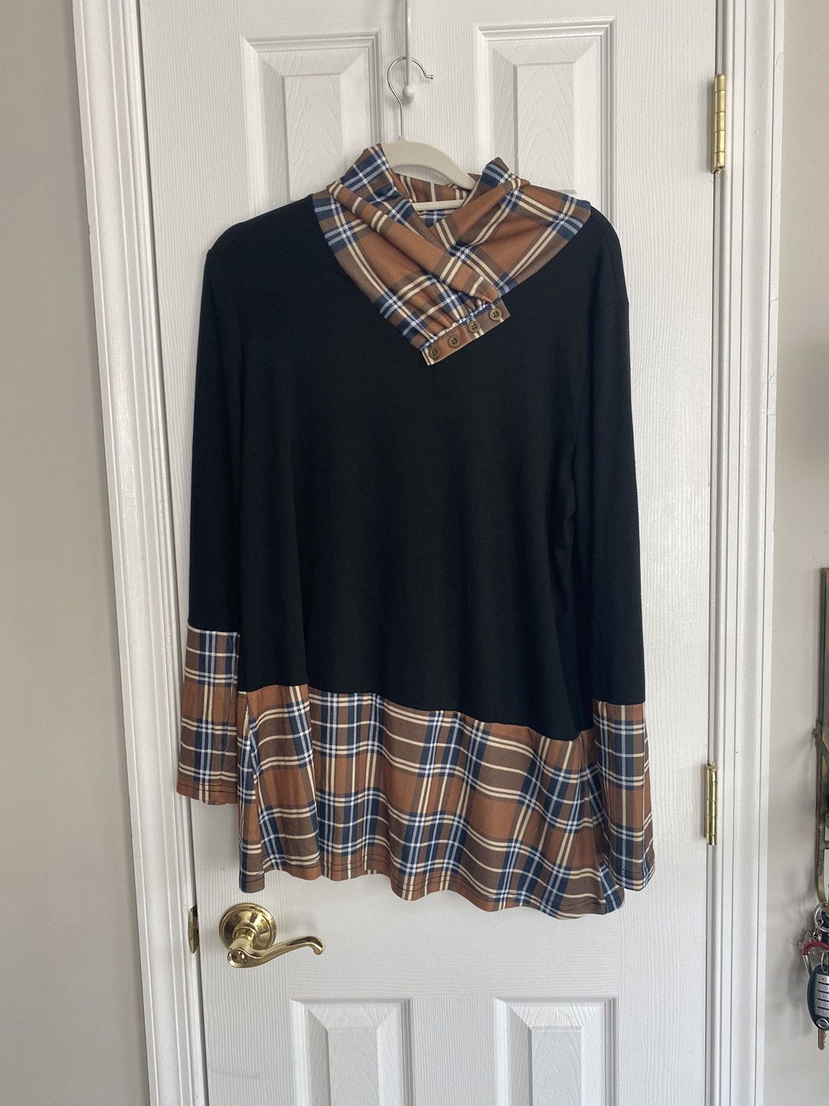 Other LVLX MIXED MEDIA LONG SLEEVE TOP SIZE L Size L / US 10 / IT 46 - 1 Thumbnail
