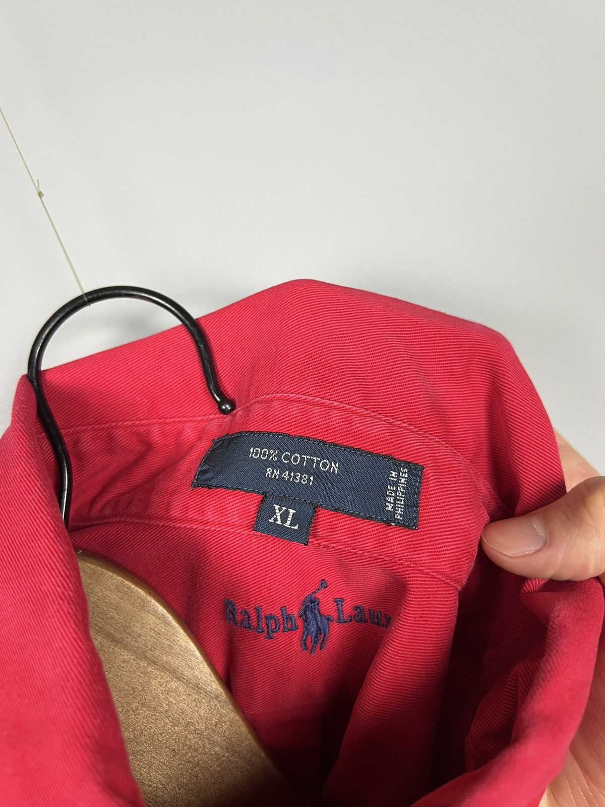 Polo Ralph Lauren Polo Ralph Lauren Vintage Shirt Button Up Long Sleeve Size US XL / EU 56 / 4 - 4 Thumbnail