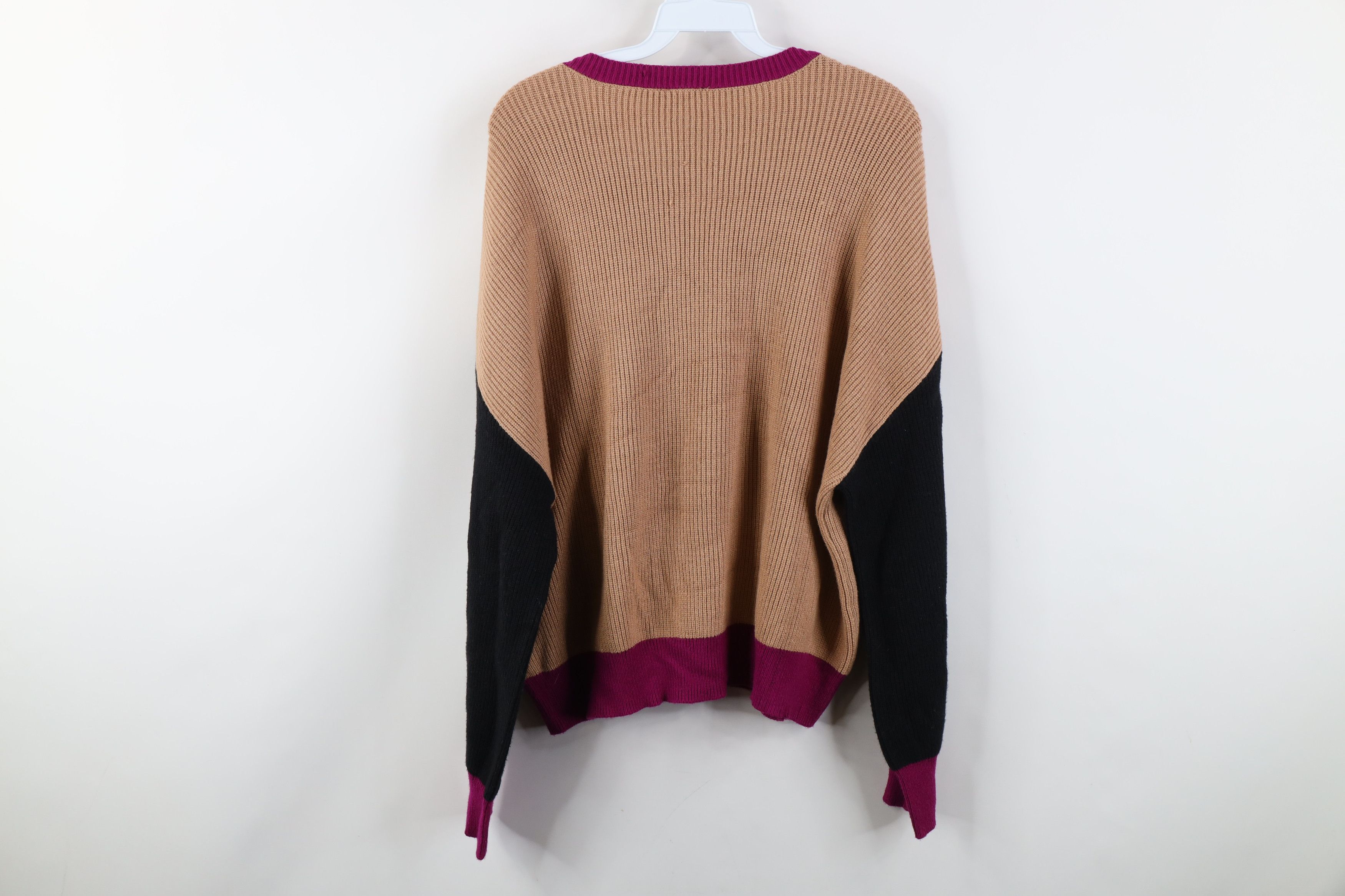 Express Deadstock Vtg Y2K Express Ribbed Knit Sweater Oversized Size S / US 4 / IT 40 - 13 Thumbnail
