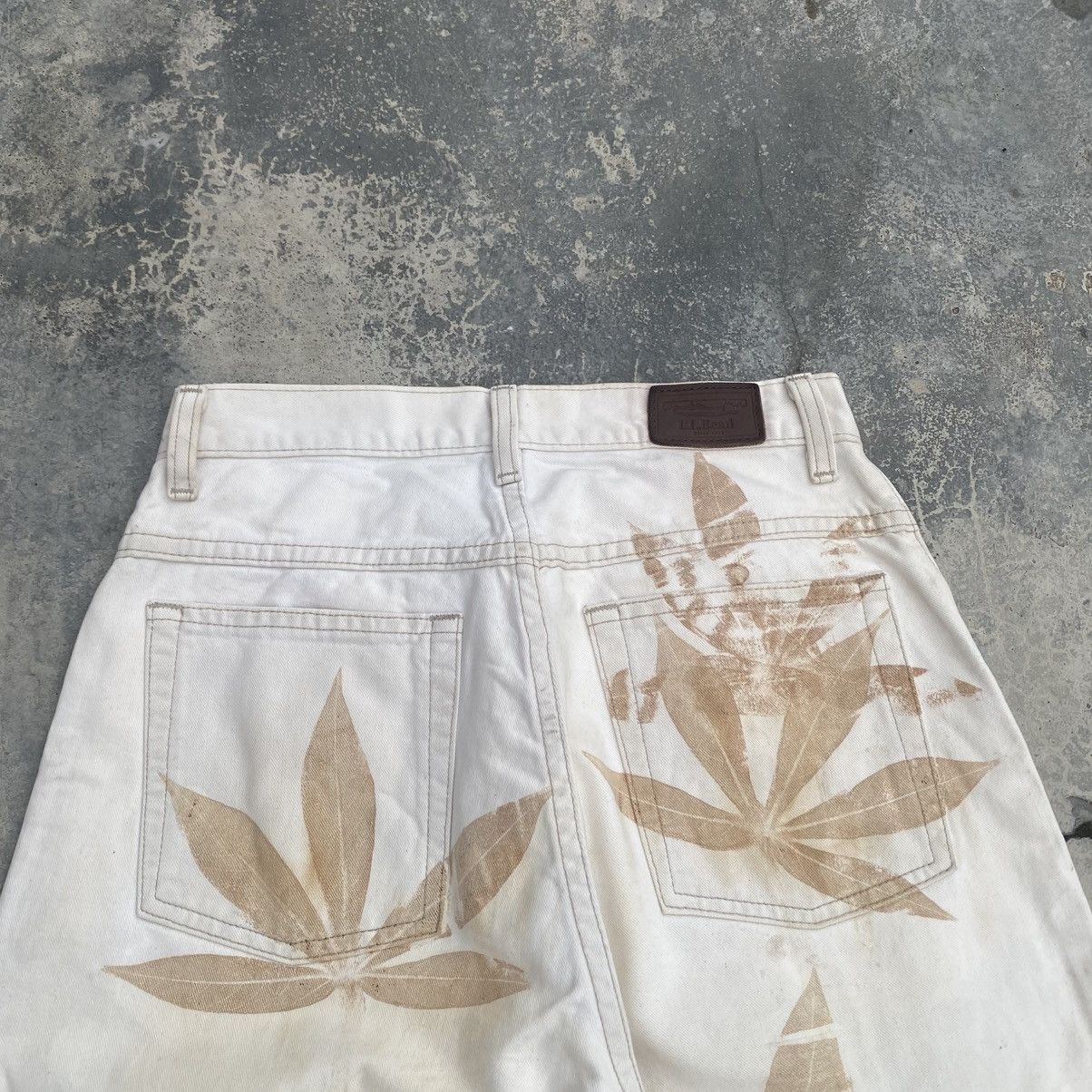 Handmade 1 of 1 Custom Vtg LL BEAN Organic Dyed Hand Made Size US 26 / EU 42 - 8 Thumbnail
