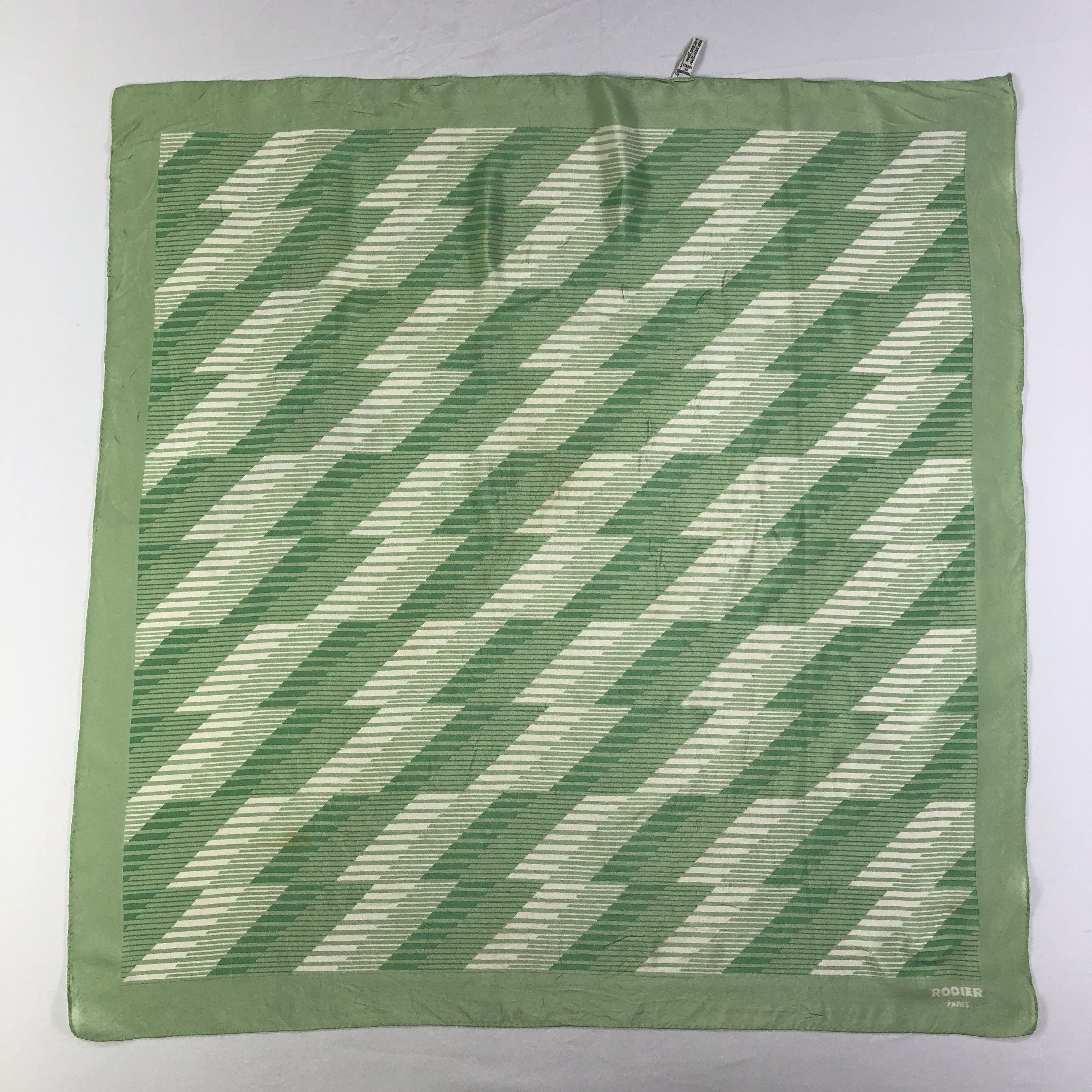Vintage Vintage Rodier Silk Scarf Size ONE SIZE - 2 Thumbnail