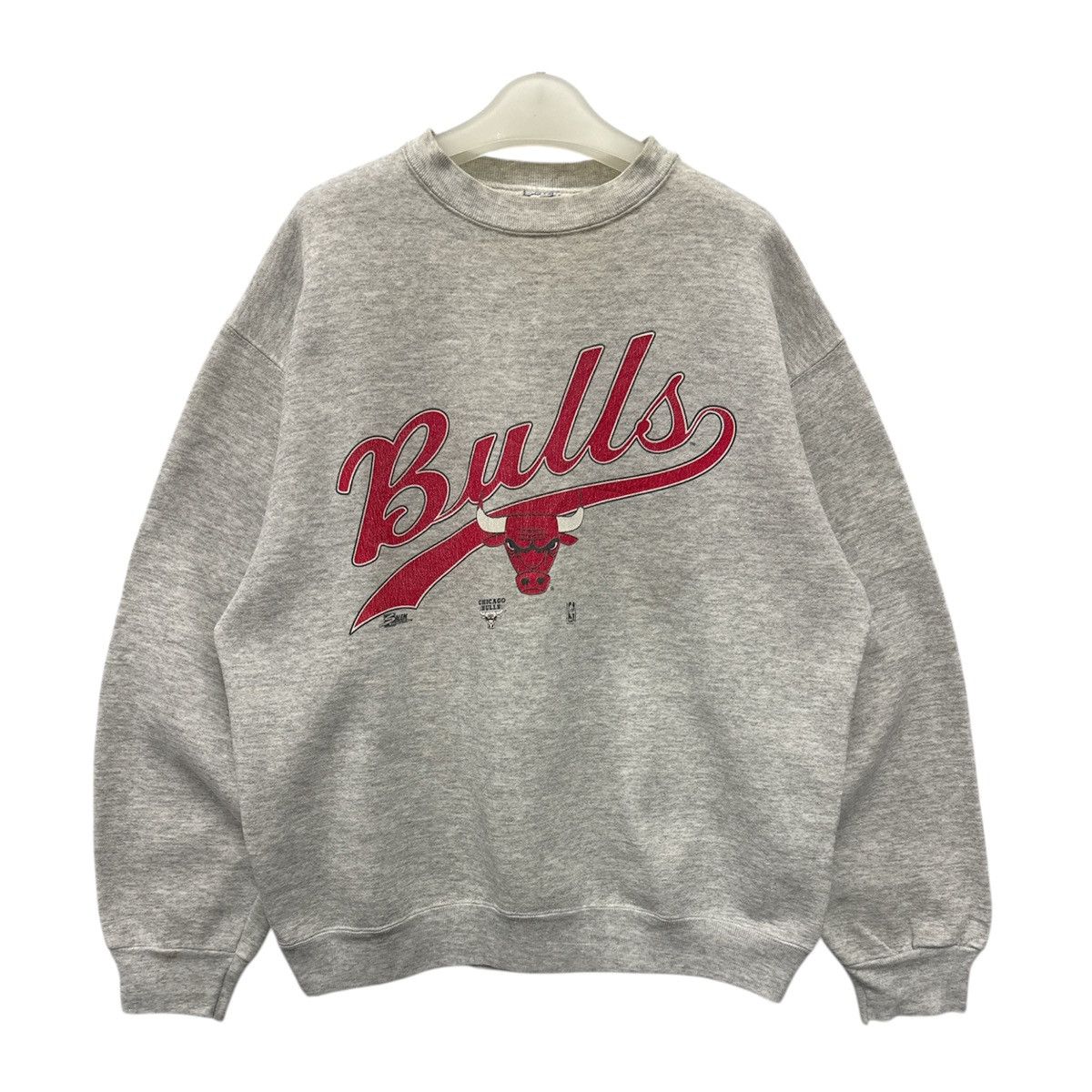 Vintage 🔥 Vtg 90s Salem NBA Chicago Bulls USA Big Print Logo Sweat Size US L / EU 52-54 / 3 - 1 Thumbnail