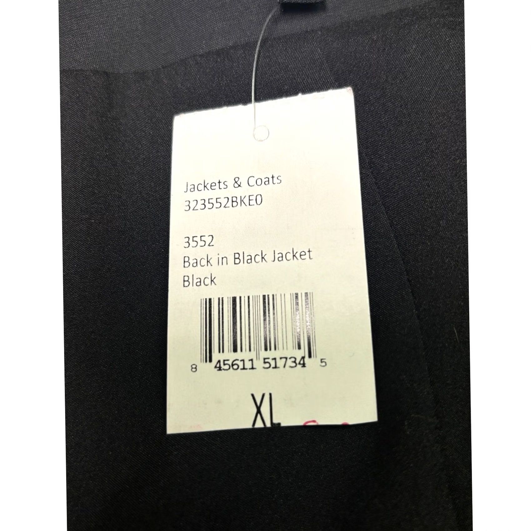 Vintage NWT CAbi Black Back in Jacket - Satin Trim Utility Style XL Womens Size XL / US 12-14 / IT 48-50 - 4 Thumbnail