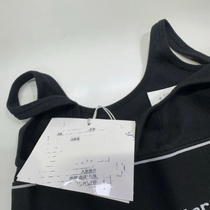 Alexander Wang Alexander Wang SS22 Black Logo Sport Bra - Size XS / US 0-2 / IT 36-38 - 8 Thumbnail