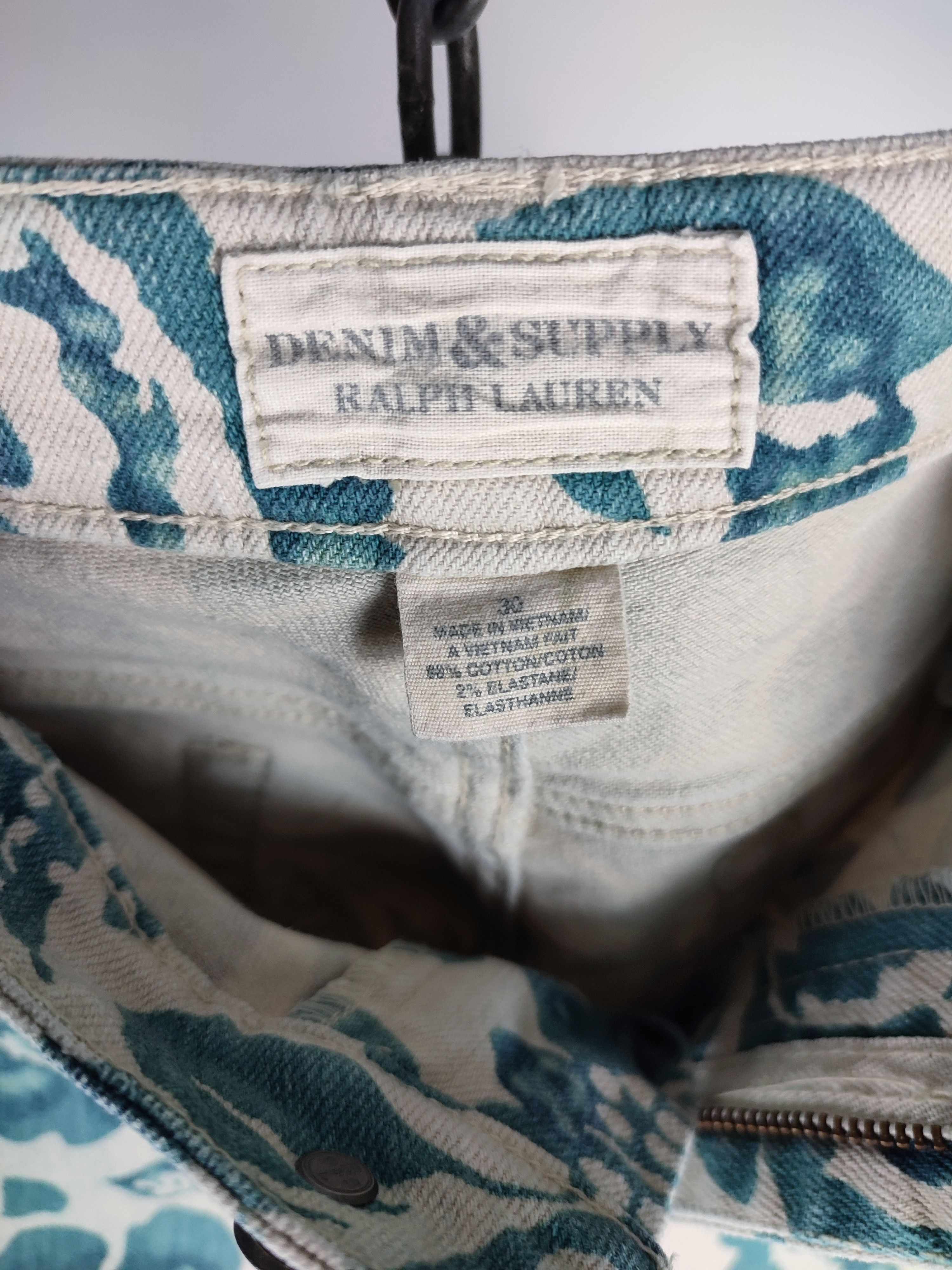 Denim & Supply Ralph Lauren Polo Ralph Lauren floral print slim denim pants Size 30" / US 8 / IT 44 - 10 Thumbnail