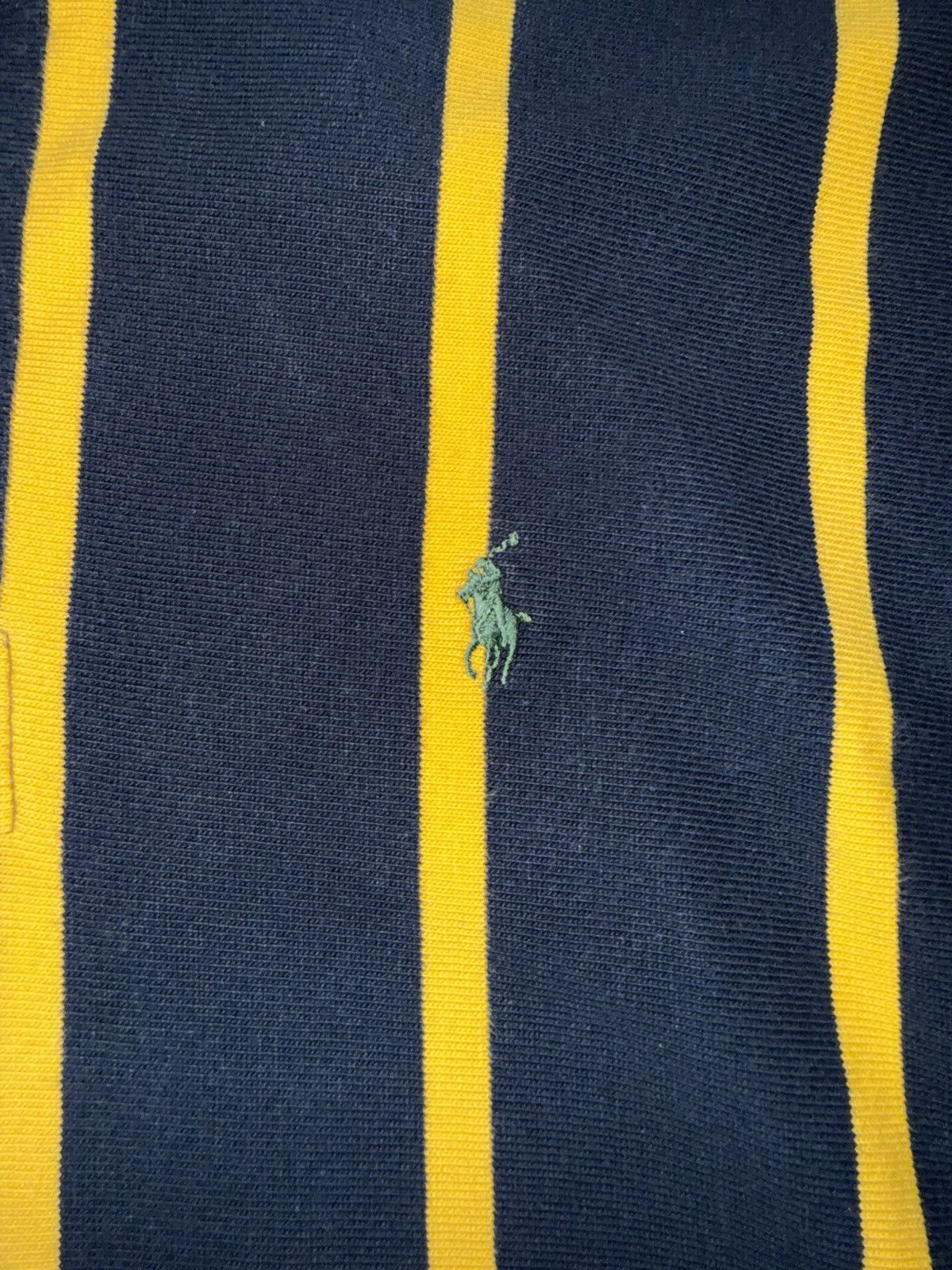 Polo Ralph Lauren Vintage Polo Ralph Lauren Striped Rugby Shirt XL Size US XL / EU 56 / 4 - 2 Thumbnail