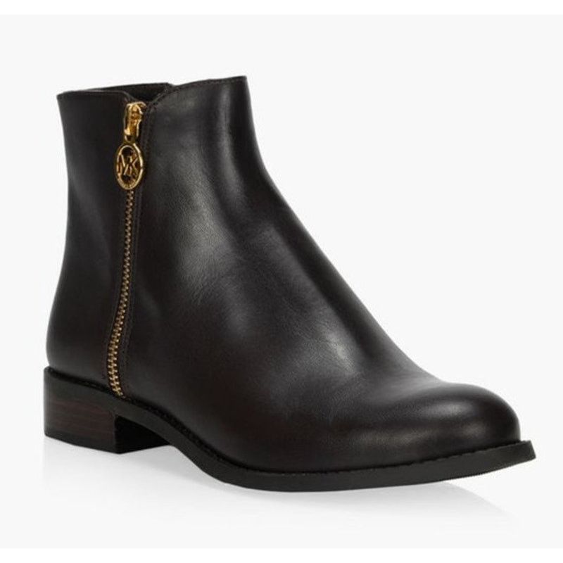 Michael Kors MICHAEL KORS Women's NEW Leather Lainey Flat Bootie | Size 6 Size US 6 / IT 36 - 6 Thumbnail