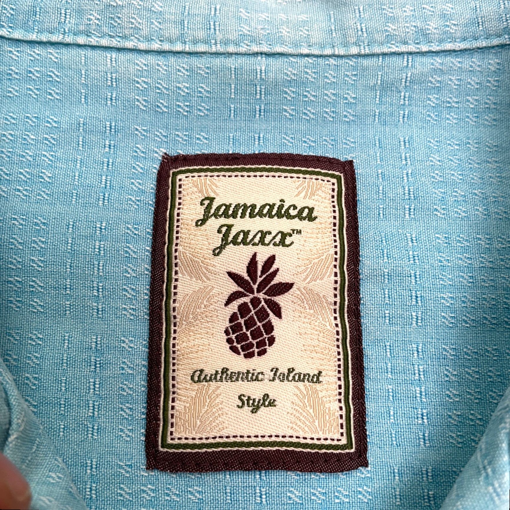 Vintage Jamaica Jaxx Button-Up Shirt Men's Large Blue Short Sleeve Casual Tropical Size US L / EU 52-54 / 3 - 5 Thumbnail