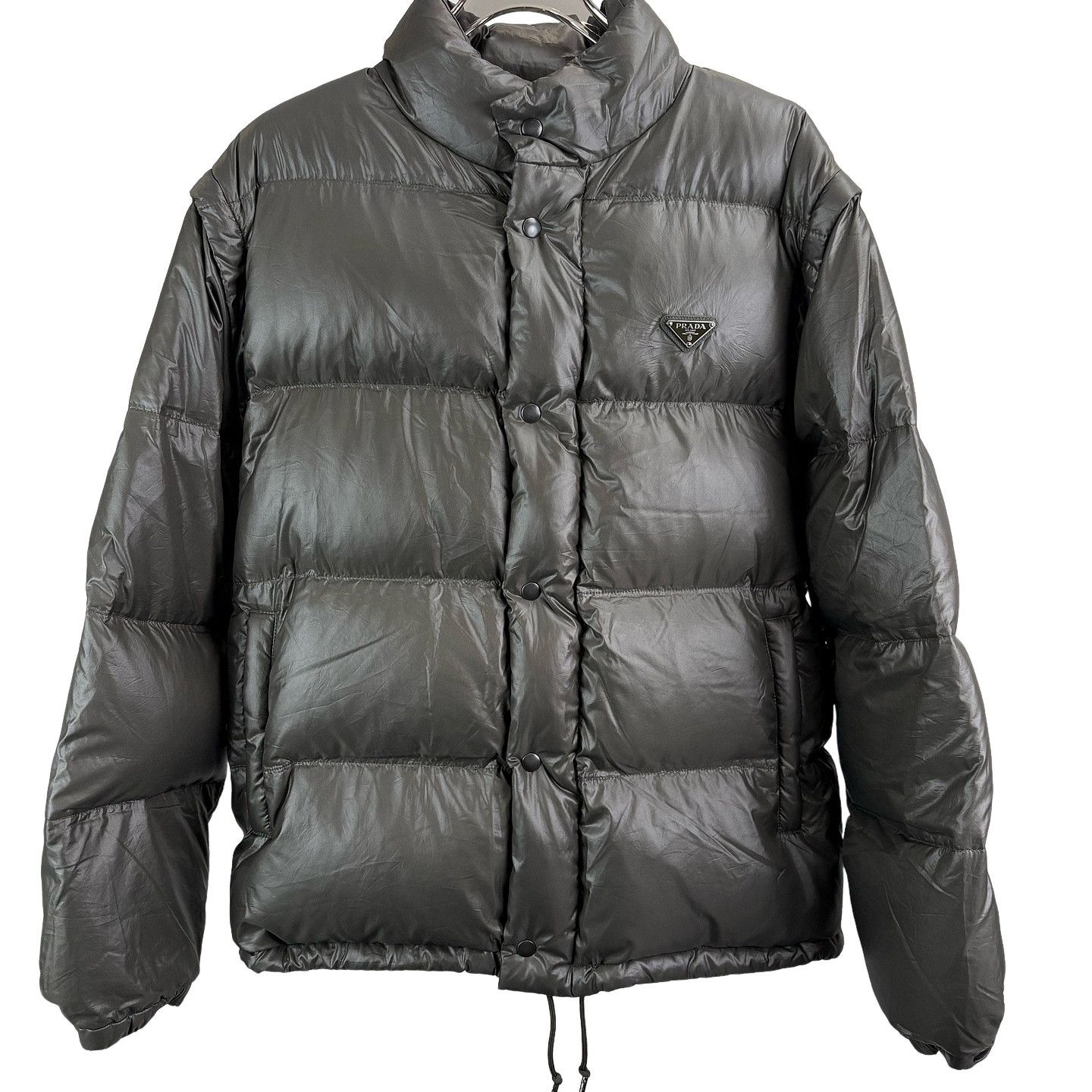 Prada Prada mens size XS S re-nylon Bomber jacket MA-1 Puffer