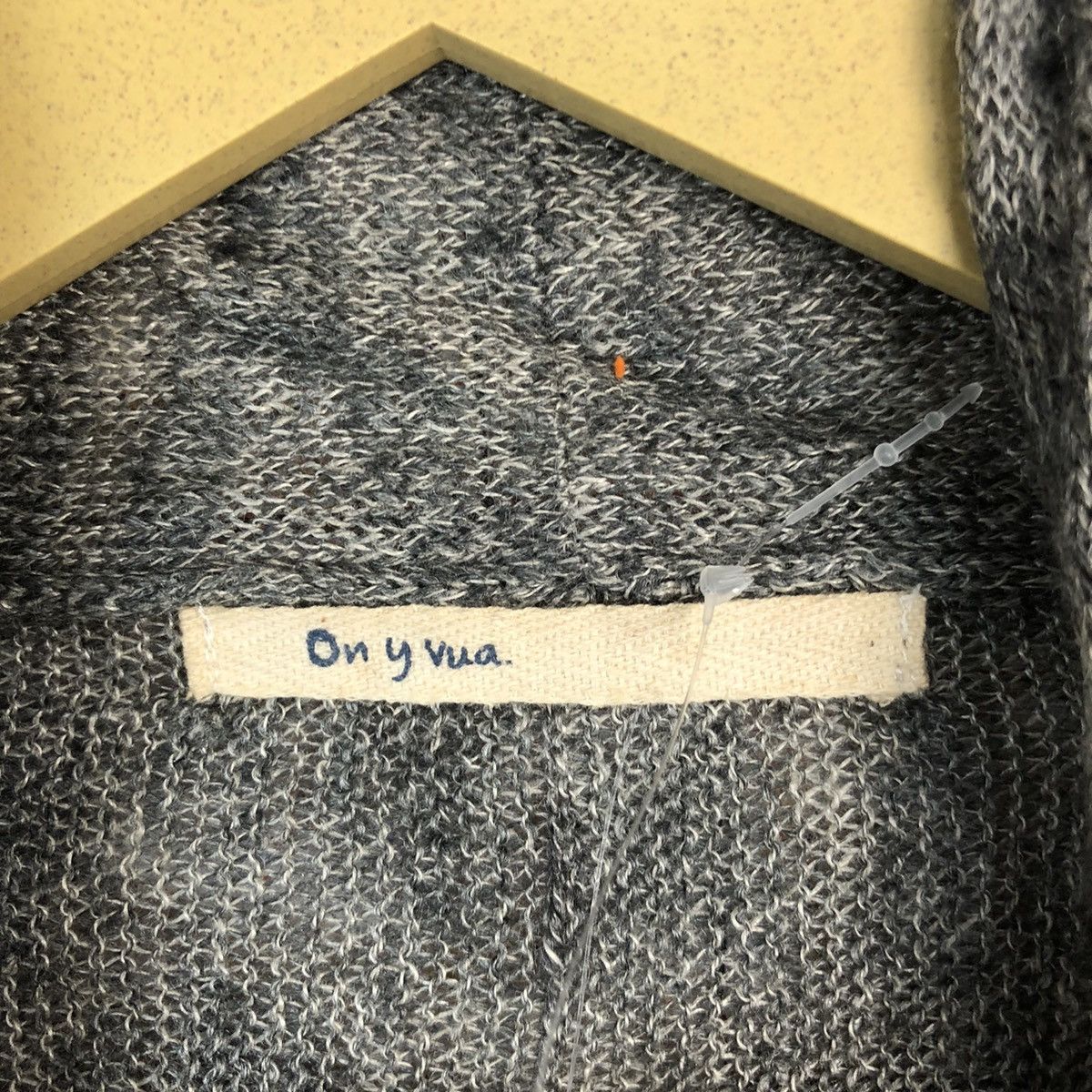 Japanese Brand Ohywa Grey Cardigan Knitwear #A787 Size M / US 6-8 / IT 42-44 - 9 Thumbnail