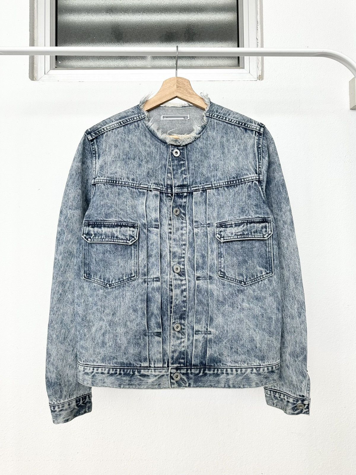 Japanese Brand 15FW - Archive AG by Experiment denim jacket Size US L / EU 52-54 / 3 - 9 Thumbnail