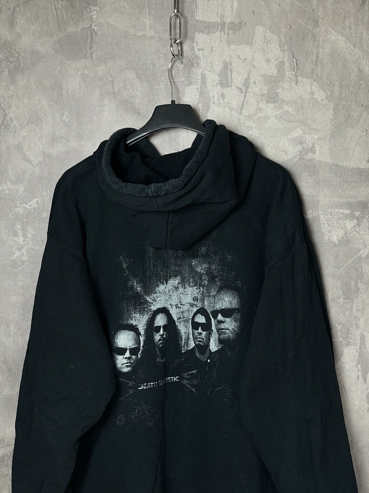 Band Tees × Metallica × Vintage Vintage Hoodie Metallica Goth Black Vintage Rare Size US XL / EU 56 / 4 - 9 Thumbnail