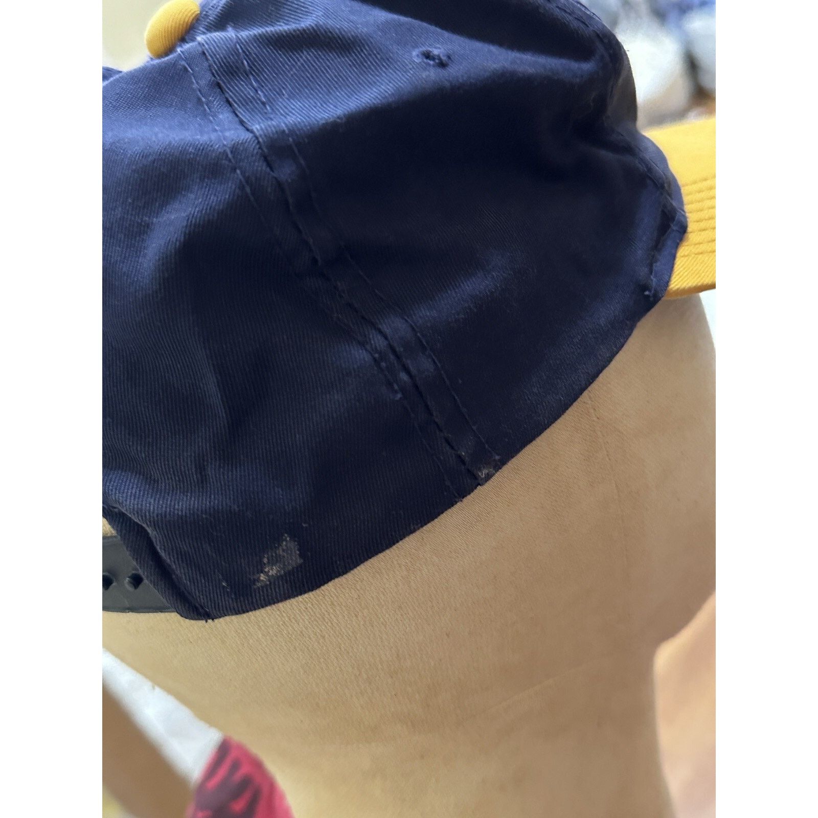 Vintage Vintage 90’s Michigan Wolverines American Football Cap Korea Size ONE SIZE - 10 Thumbnail