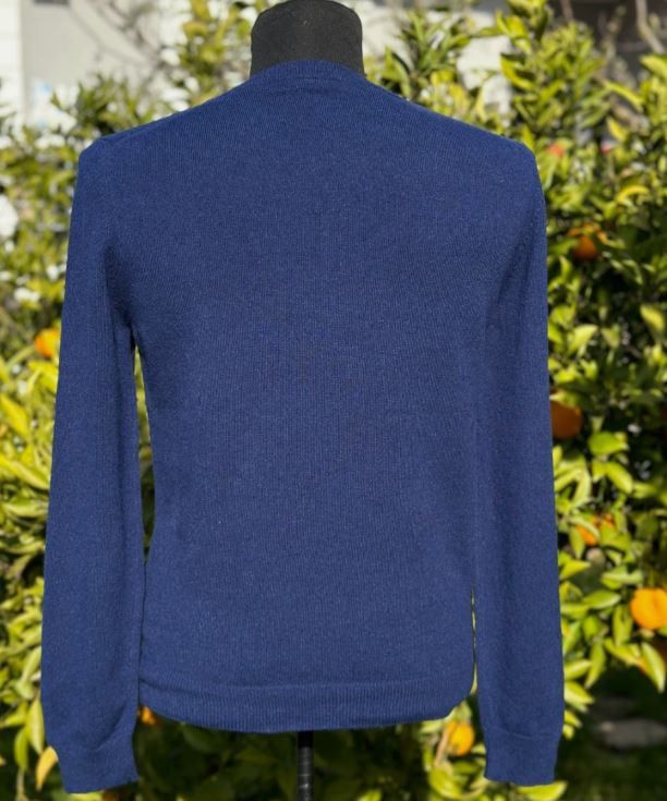 Bottega Veneta Bottega Veneta Women 100% Cashmere Knit Sweater IT44 Blue Size US S / EU 44-46 / 1 - 2 Thumbnail