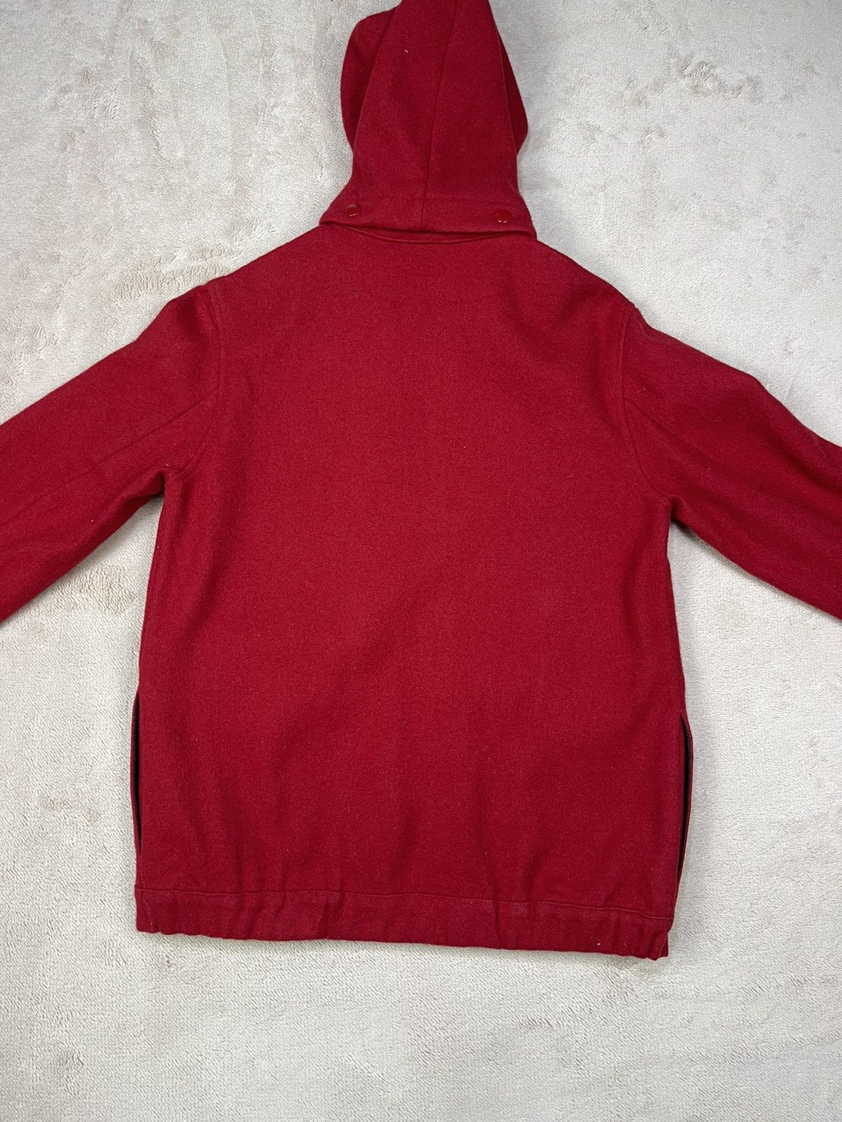 A.P.C. Vintage APC Detachable Hoodie Red Wool Jacket Size US XS / EU 42 / 0 - 6 Thumbnail