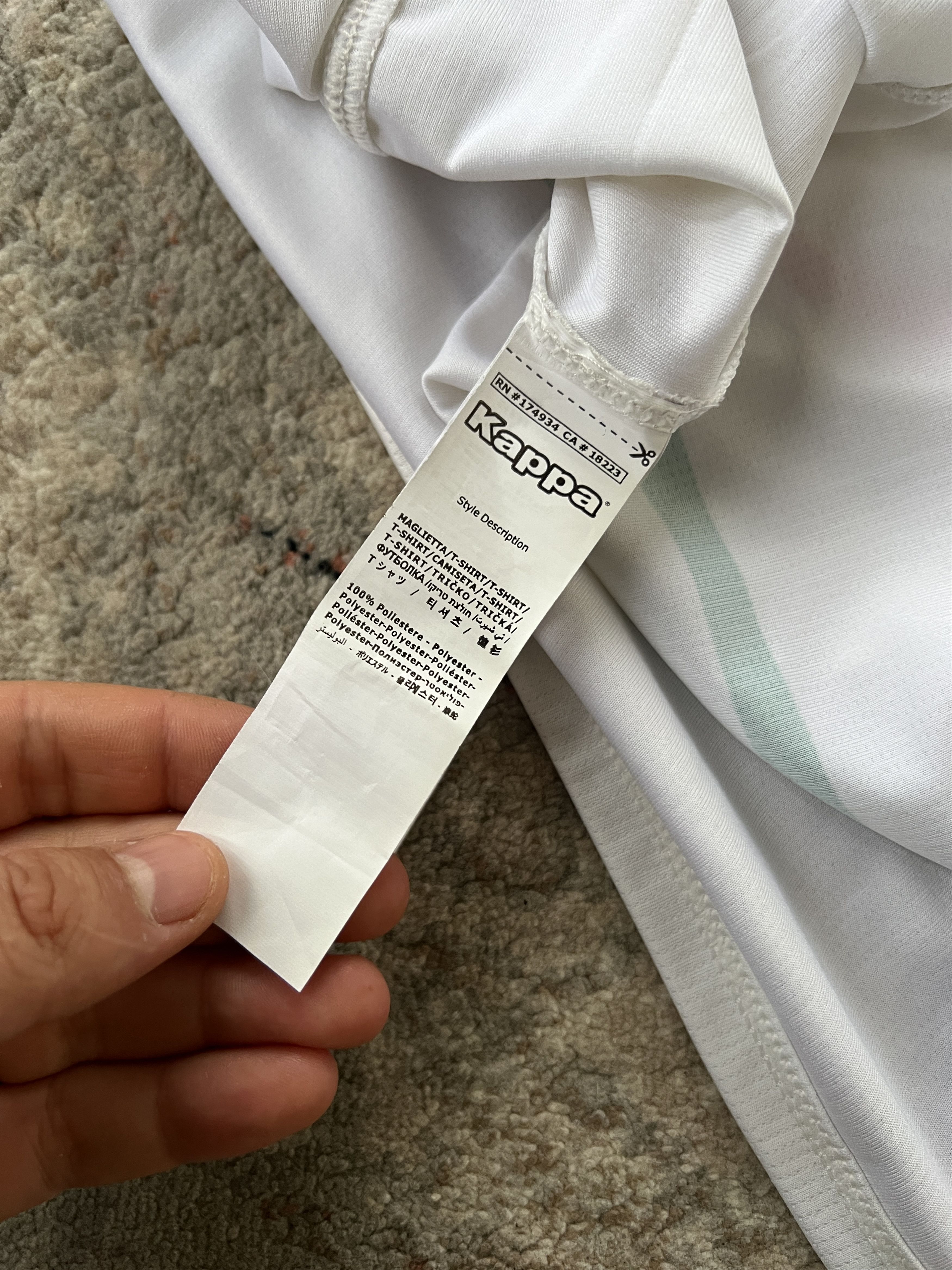 Kappa Kappa Venezia FC Jersey Size US XXL / EU 58 / 5 - 7 Thumbnail