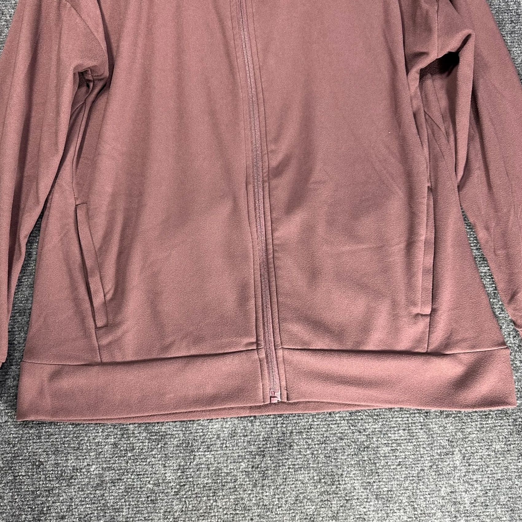 Vintage MONDE TTA Full Zip Sweatshirt Womens M Purple Stretch Pockets Jacket Size M / US 6-8 / IT 42-44 - 2 Thumbnail