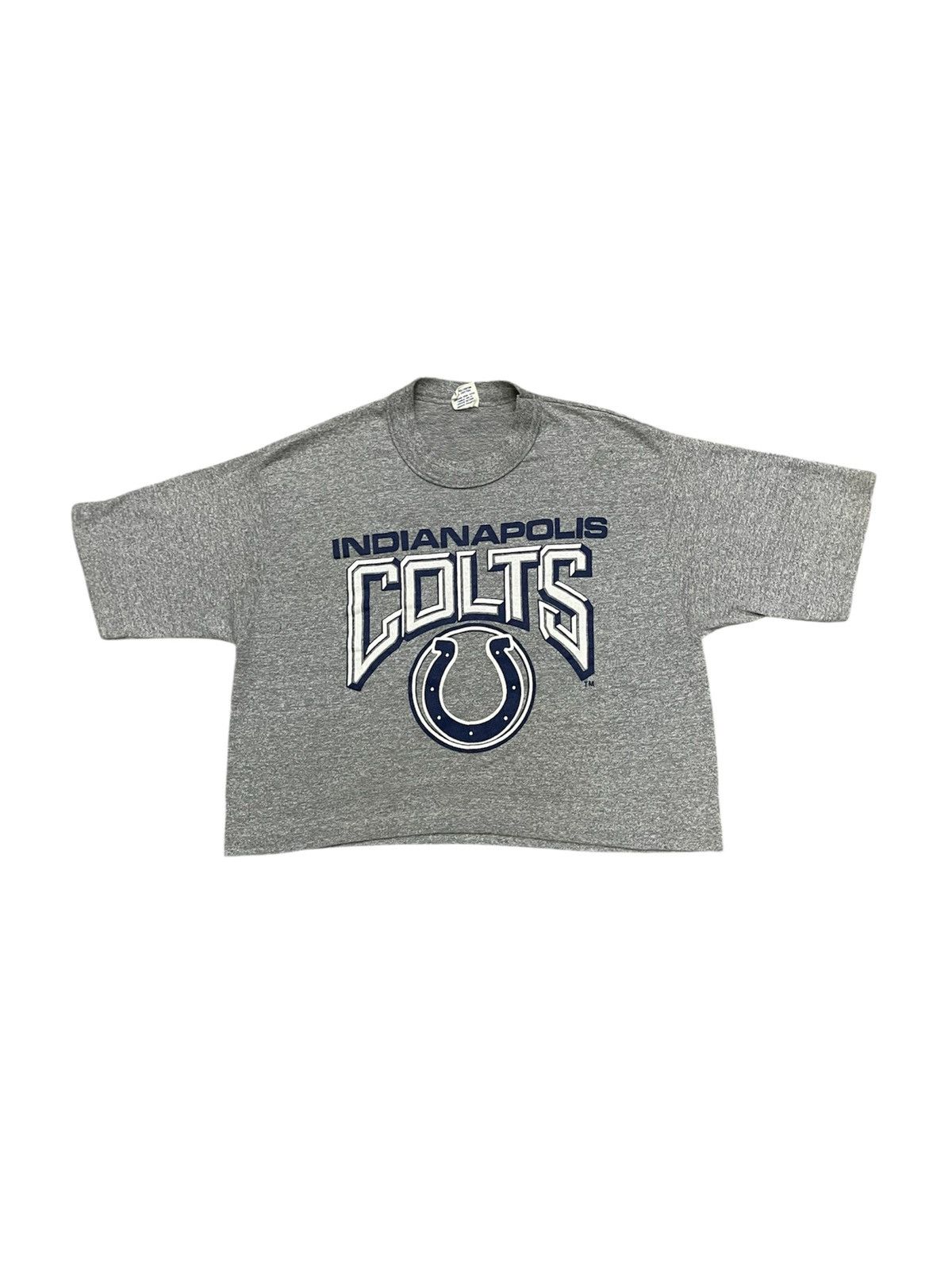 Logo 7 80s INDIANAPOLIS COLTS LOGO 7 SINGLE STITCH TSHIRT L CROP Size L / US 10 / IT 46 - 1 Thumbnail