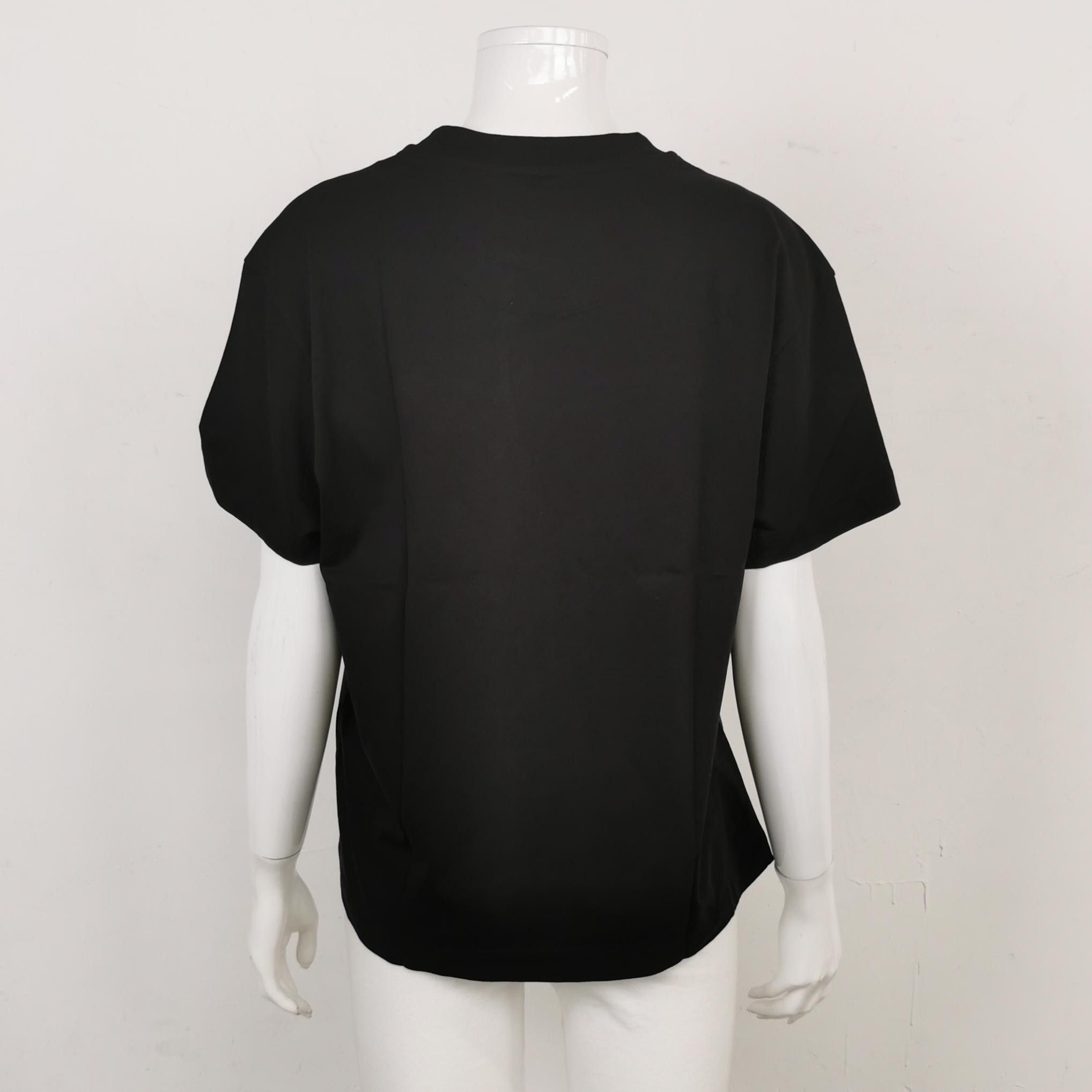 Jil Sander JIL SANDER JIL SANDER Cotton Solid Color Round Neck T-Shir Size US M / EU 48-50 / 2 - 2 Thumbnail