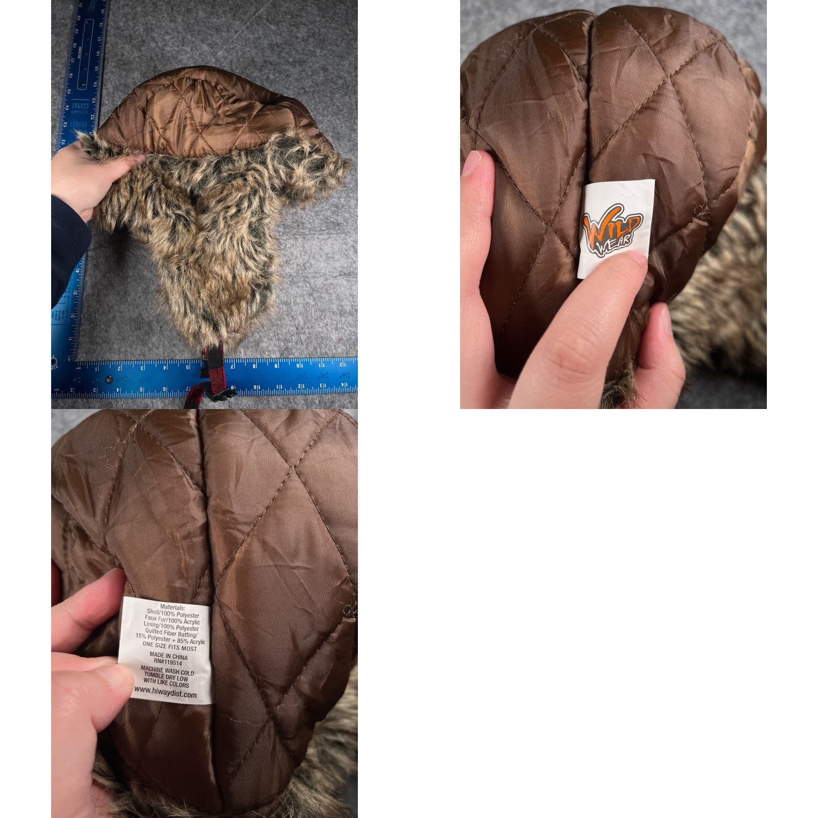 Vintage VINTAGE Wild Wear Trapper Hat Adult One Size Red Plaid Ear Flap Hunting Outdoor Camp Camping Men Mens Size ONE SIZE - 8 Thumbnail