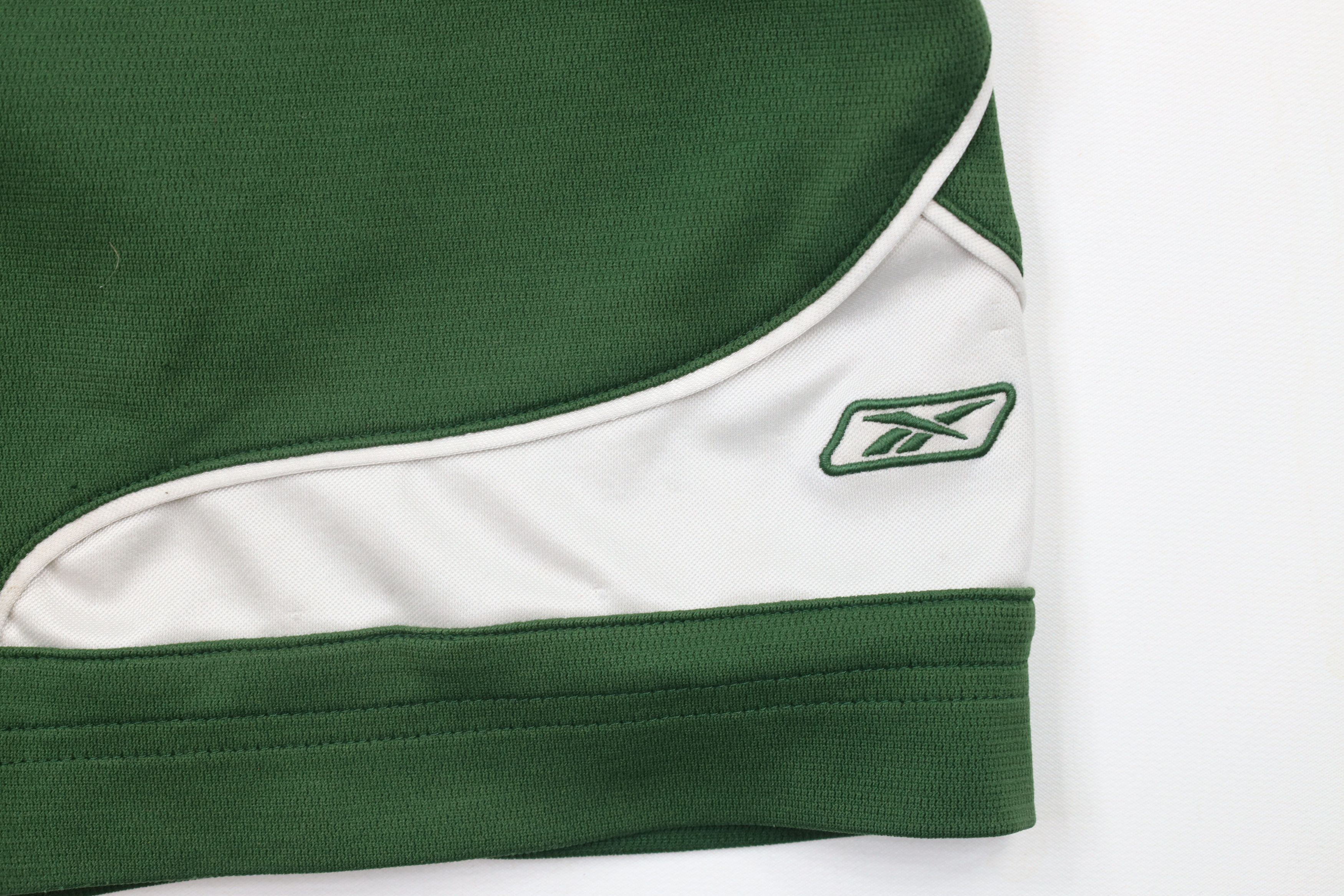 Reebok × Vintage Vintage 90s Reebok Logo Above Knee Heavyweight Shorts Green Size US 36 / EU 52 - 5 Thumbnail