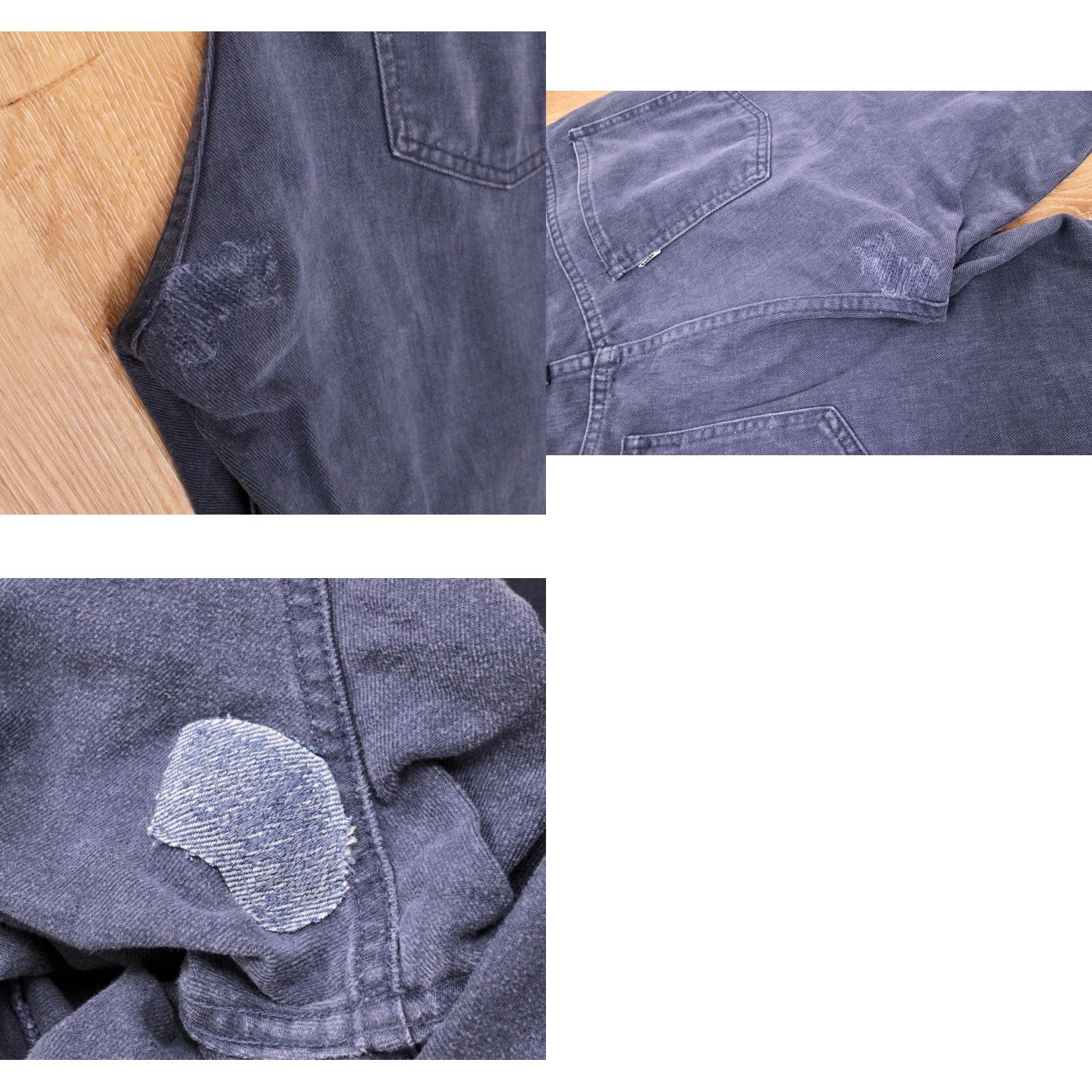 Levi's Levi's Men’s VTG 1960s 1970s Dark Blue Big E Button Fly Flared Pants 37x31.5 Regular Blue 60s 70s Levi's Pants Mens Size US 37 - 8 Thumbnail