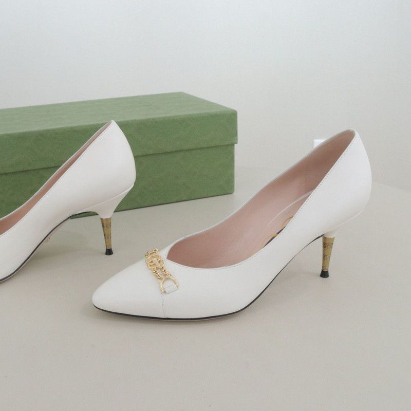 Gucci Gucci Pointed Toe Leather High Heels - Size US 6.5 / EU 39-40 - 4 Thumbnail