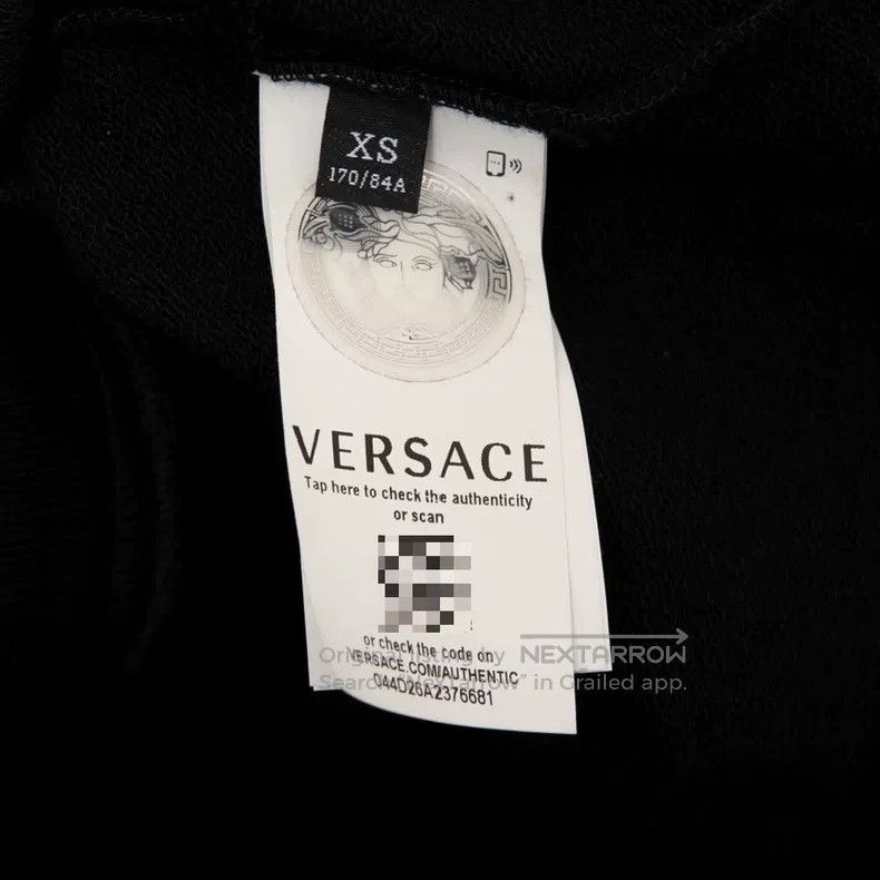 Versace Versace Main line black sweatshirt Size US XS / EU 42 / 0 - 7 Thumbnail