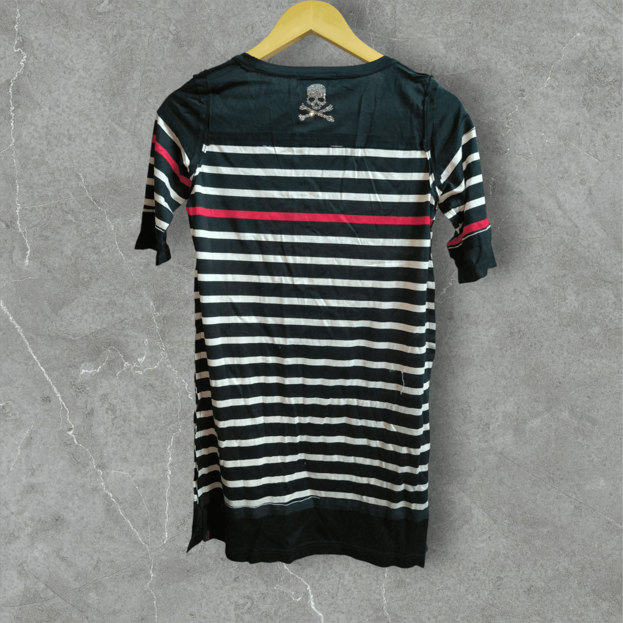 Japanese Brand × Mastermind Production Mastermind Japan Striped Tee Size XS / US 0-2 / IT 36-38 - 5 Thumbnail