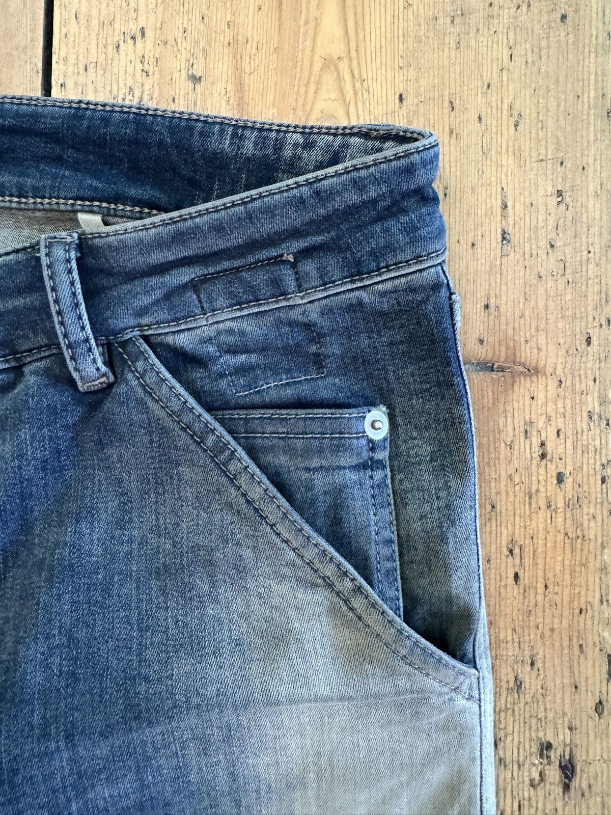 Rick Owens Drkshdw Easy Nagakin Degrade Joggers. Size US 34 / EU 50 - 3 Thumbnail
