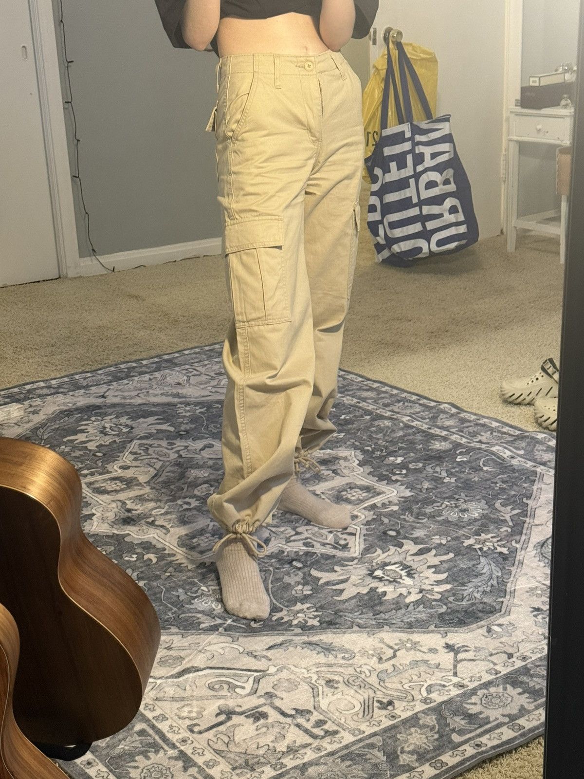 Levi's New Baggy Cargo Pants Levi’s Size 24" / US 00 / IT 34 - 5 Thumbnail