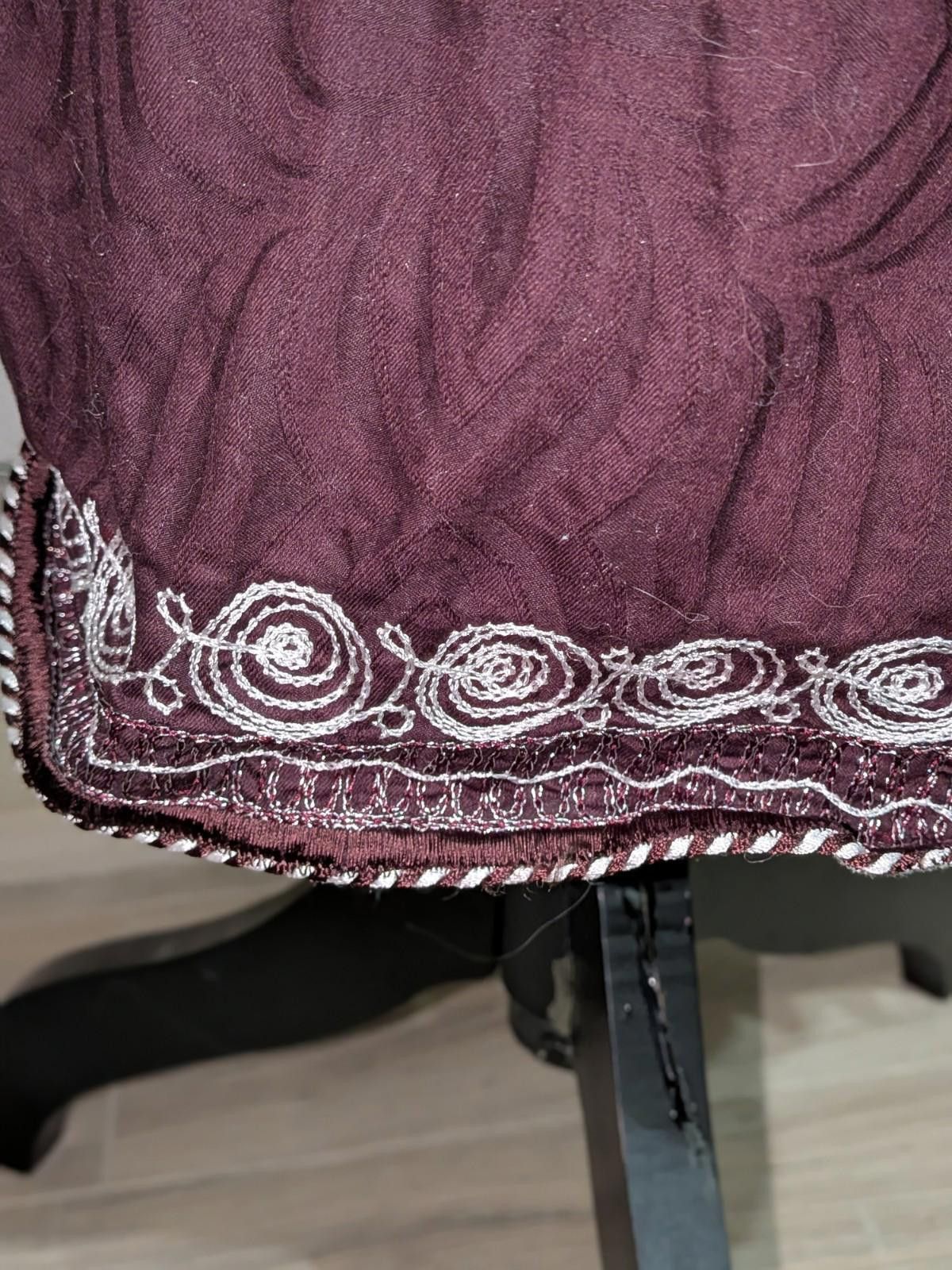 Handmade VTG Handmade Brown Tribal Embroidered Moo Moo Dress 3XL Size 3XL / US 20-22 - 7 Thumbnail