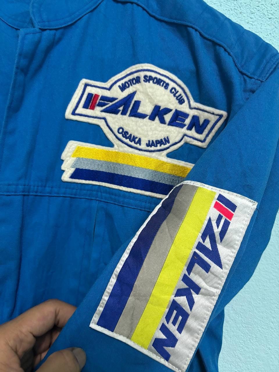 Japanese Brand Vintage Falken Japan Motor Sports Coverall Racing Jacket Size US M / EU 48-50 / 2 - 4 Thumbnail